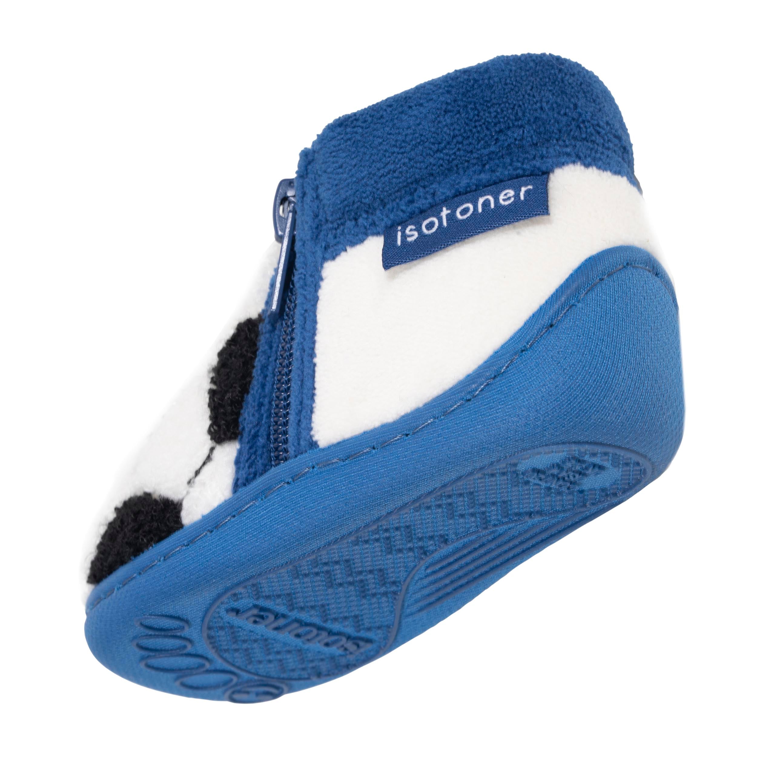 isotoner-chaussons-bottillons-zip-b-b-gar-on-bleu image 5