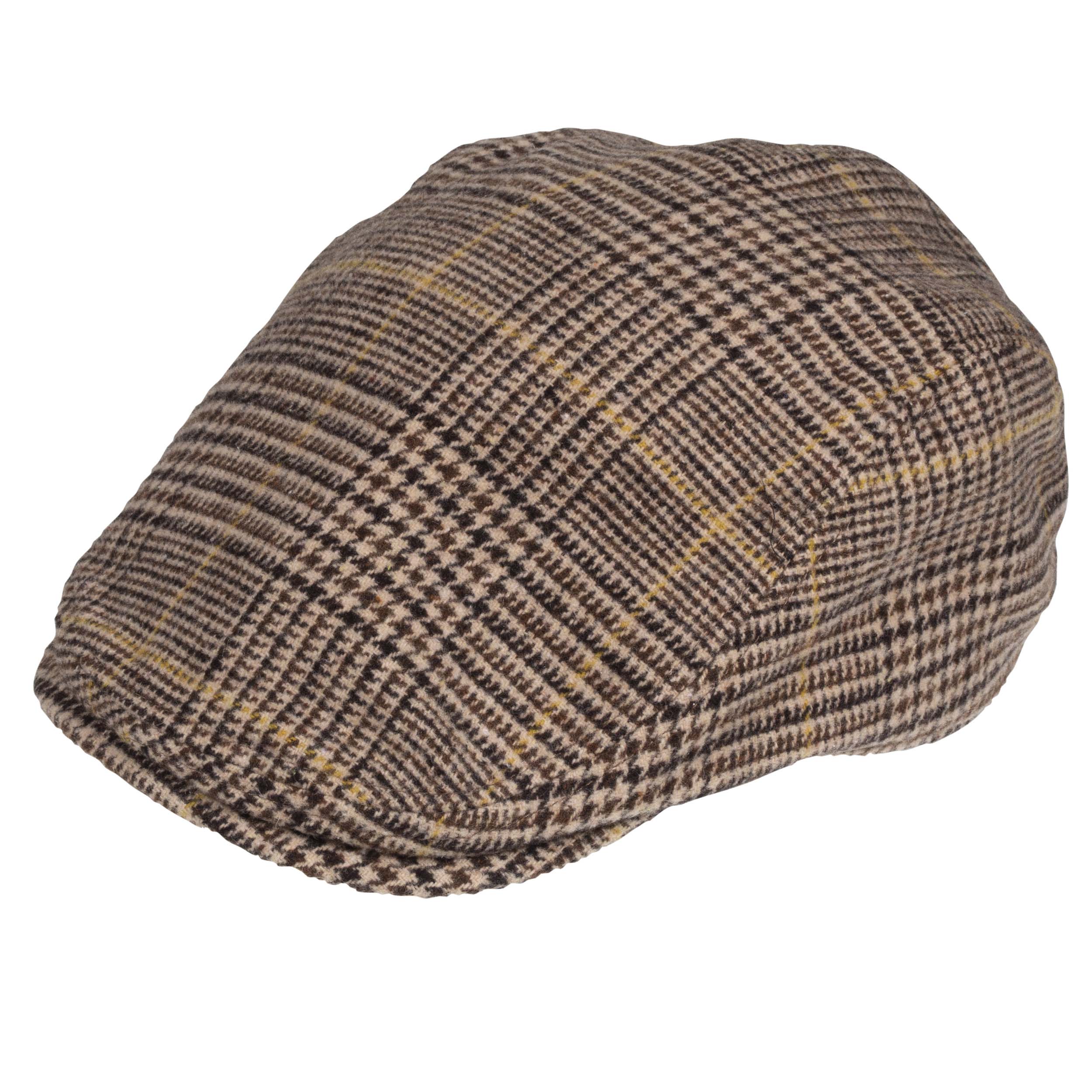isotoner-casquette-homme-carreaux-marron-doubl-e image 3
