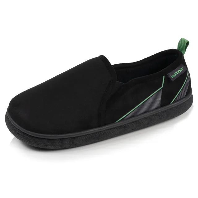 isotoner-bloup-chaussons-slippers-homme-noir image 1