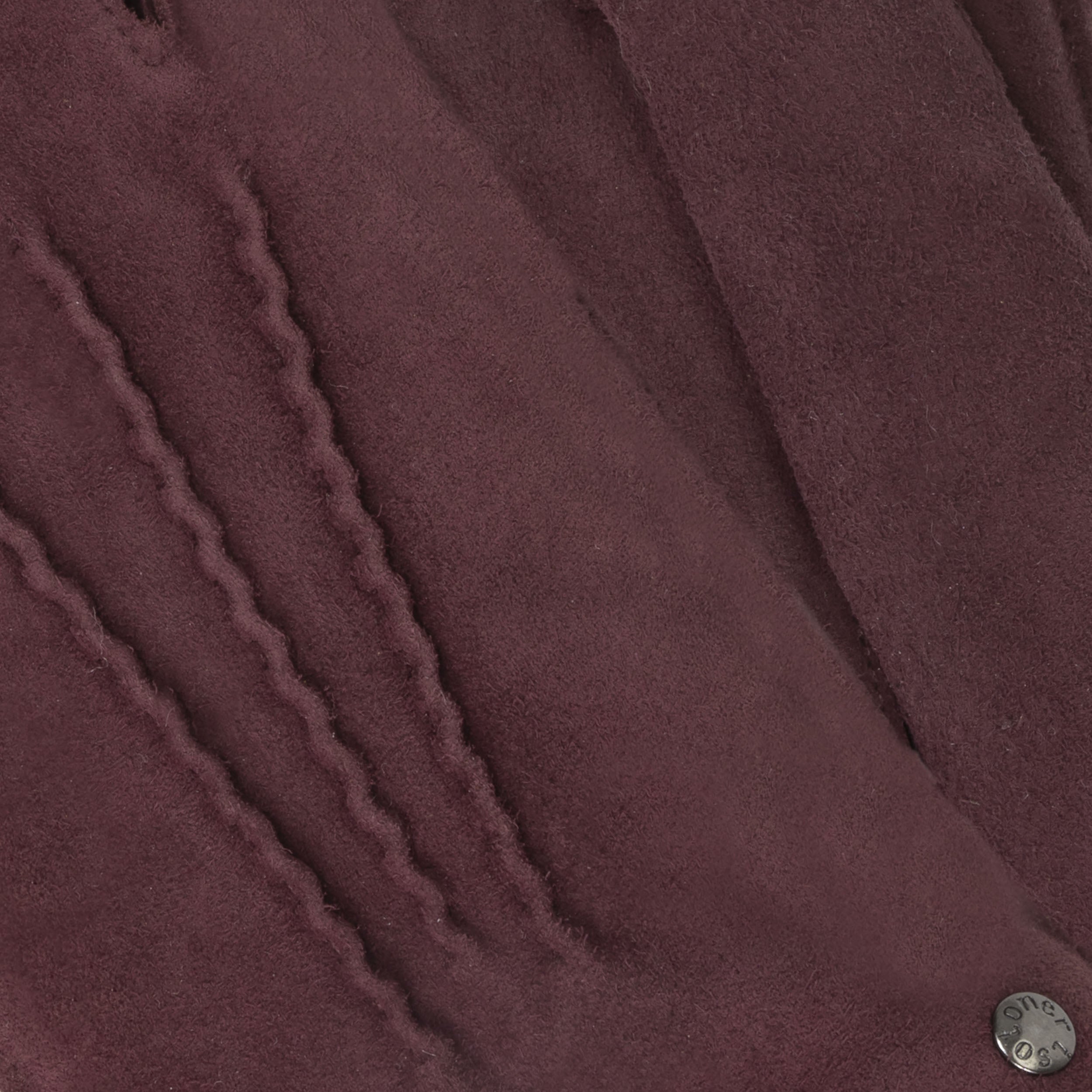 isotoner-gants-femme-cuir-velours-fourr-s-bordeaux image 2