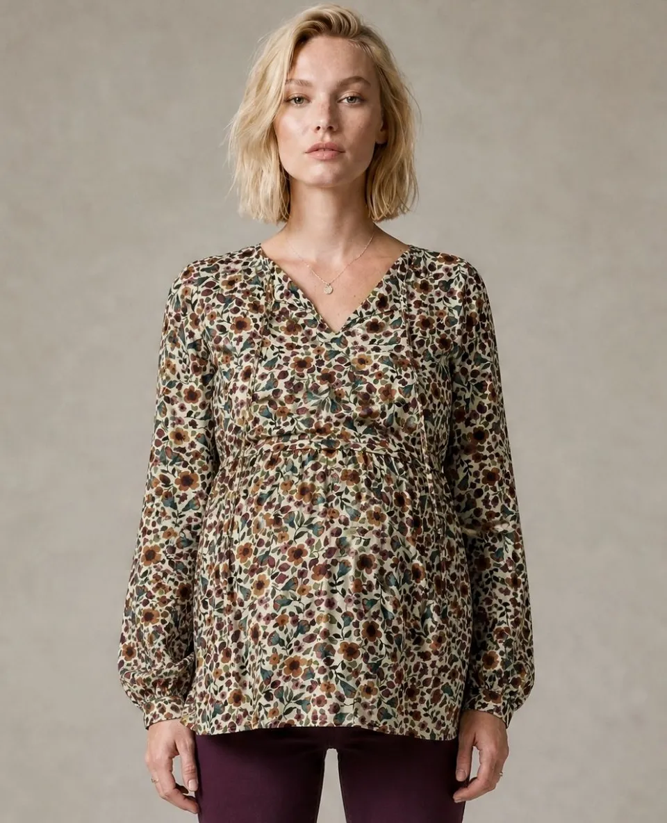 cache-c-ur-blouse-grossesse-et-allaitement-tess-multicolore image 1