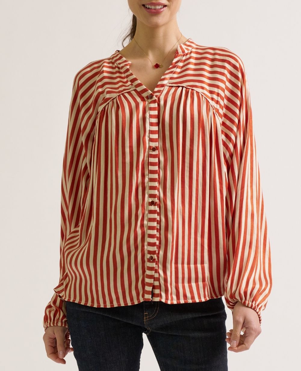 cache-c-ur-blouse-de-grossesse-et-allaitement-madeleine-cuivre image 6