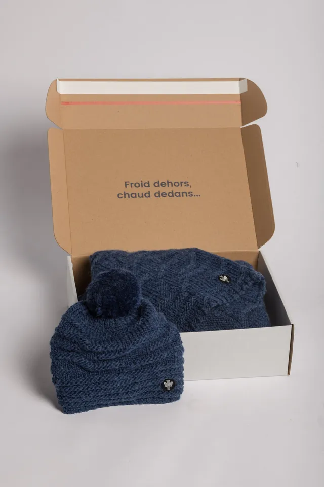 pipolaki-coffret-cadeau-bonnet-delia-cape-elini image 1