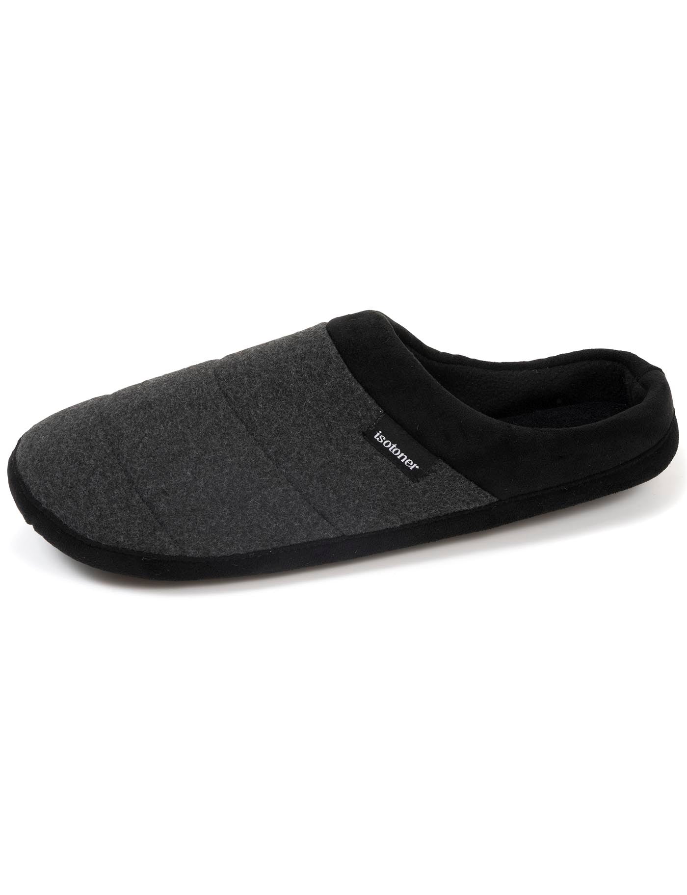 isotoner-chaussons-mules-homme-gris-chin-fonc-extra-light image 6