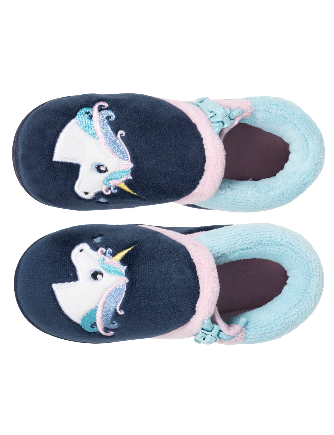 isotoner-chaussons-bottillons-zip-b-b-marine image 7