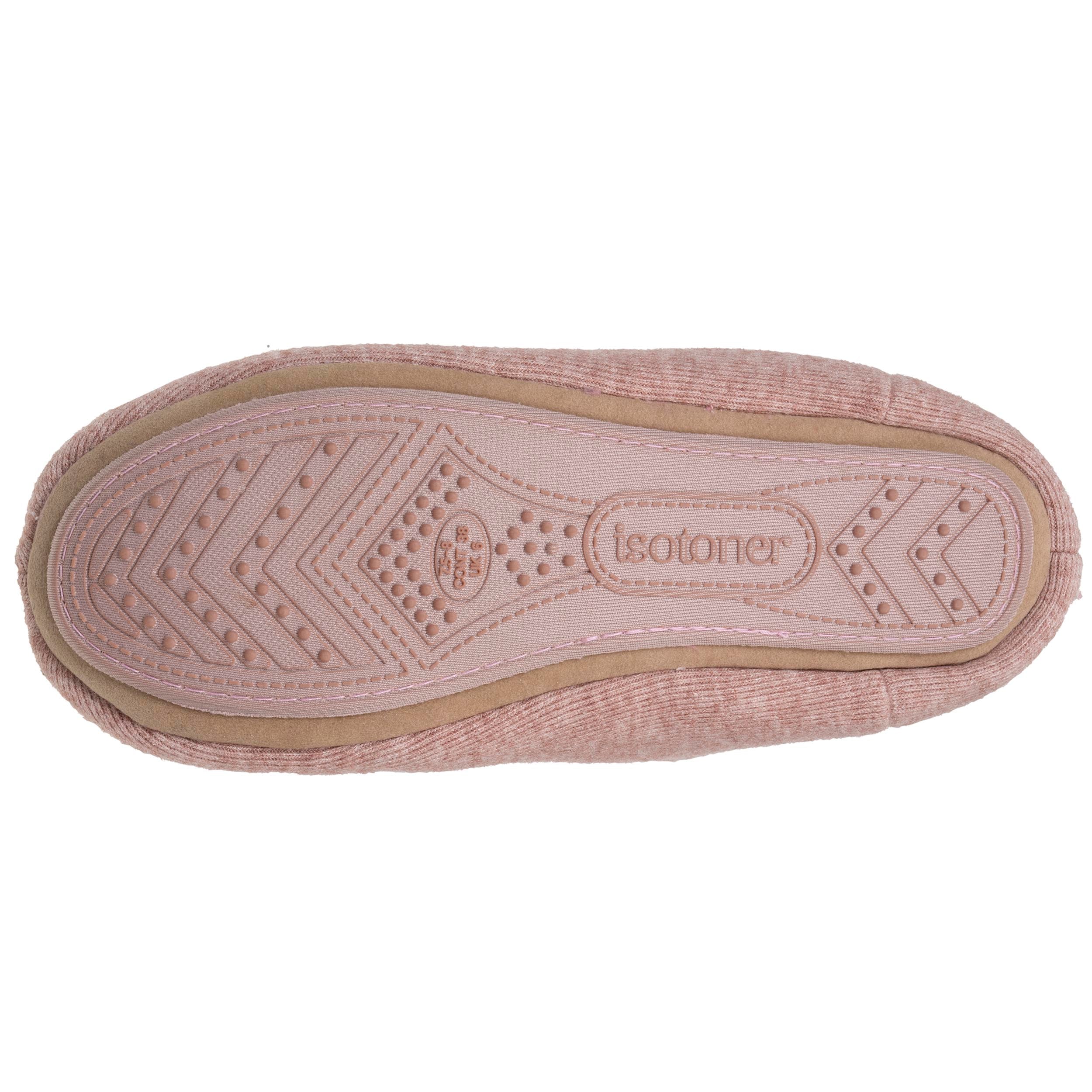 isotoner-chaussons-bottillons-bas-femme-rose-chin image 5