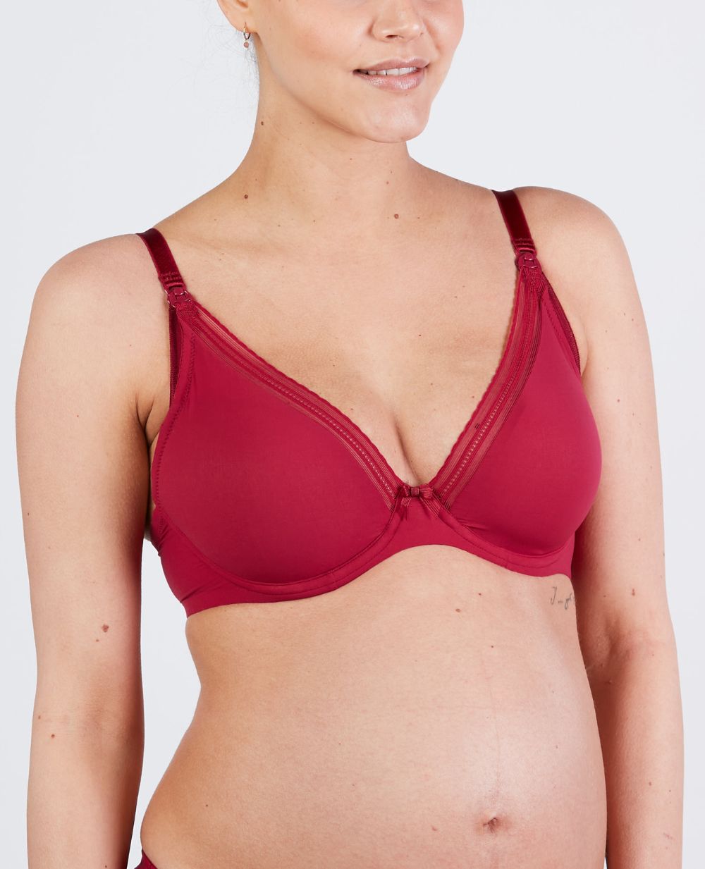 cache-c-ur-milk-soutien-gorge-grossesse-et-allaitement-armatures-bordeaux image 2