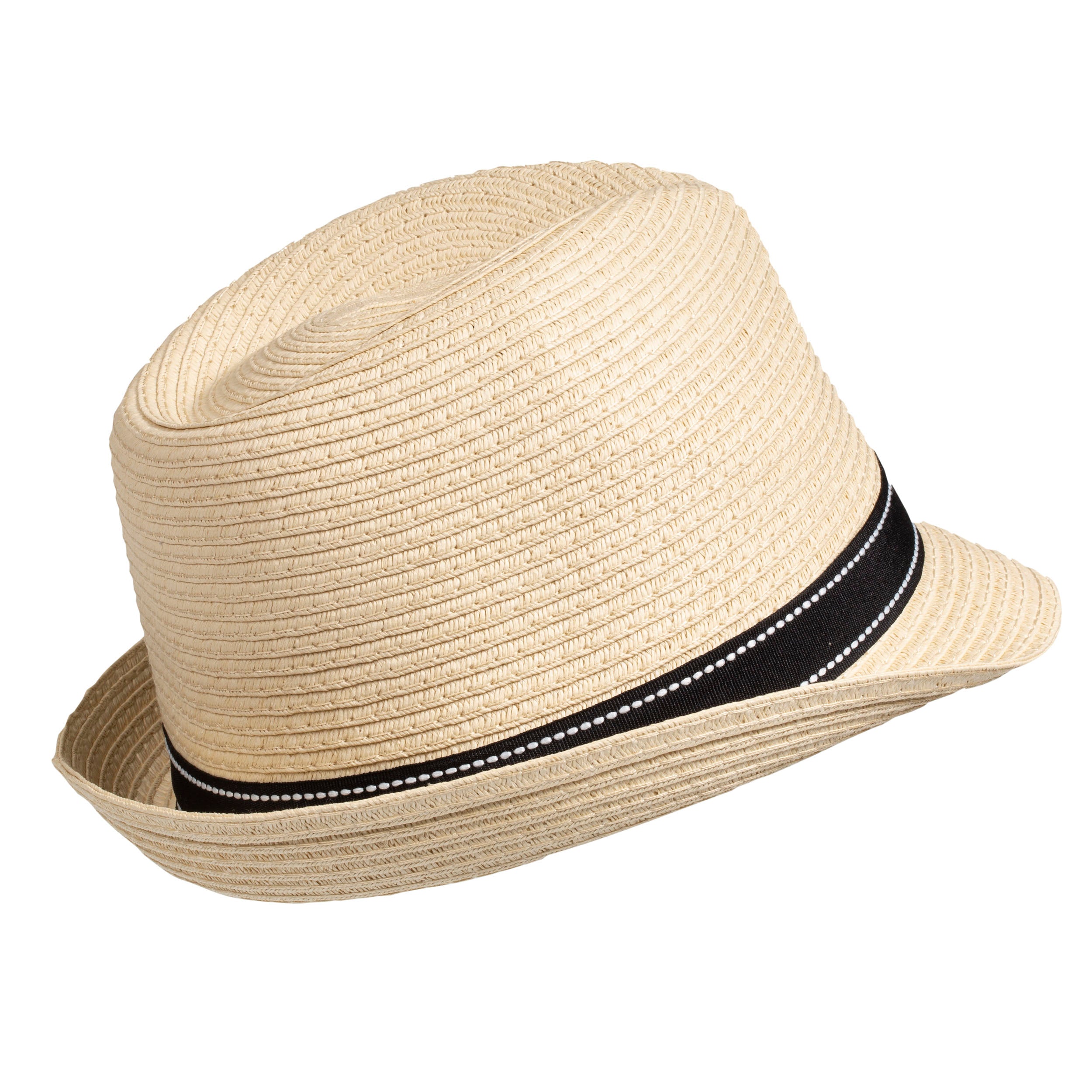 isotoner-trilby-bande-noir-chapeau-d-t-mixte-r-glable-57-59-cm image 2