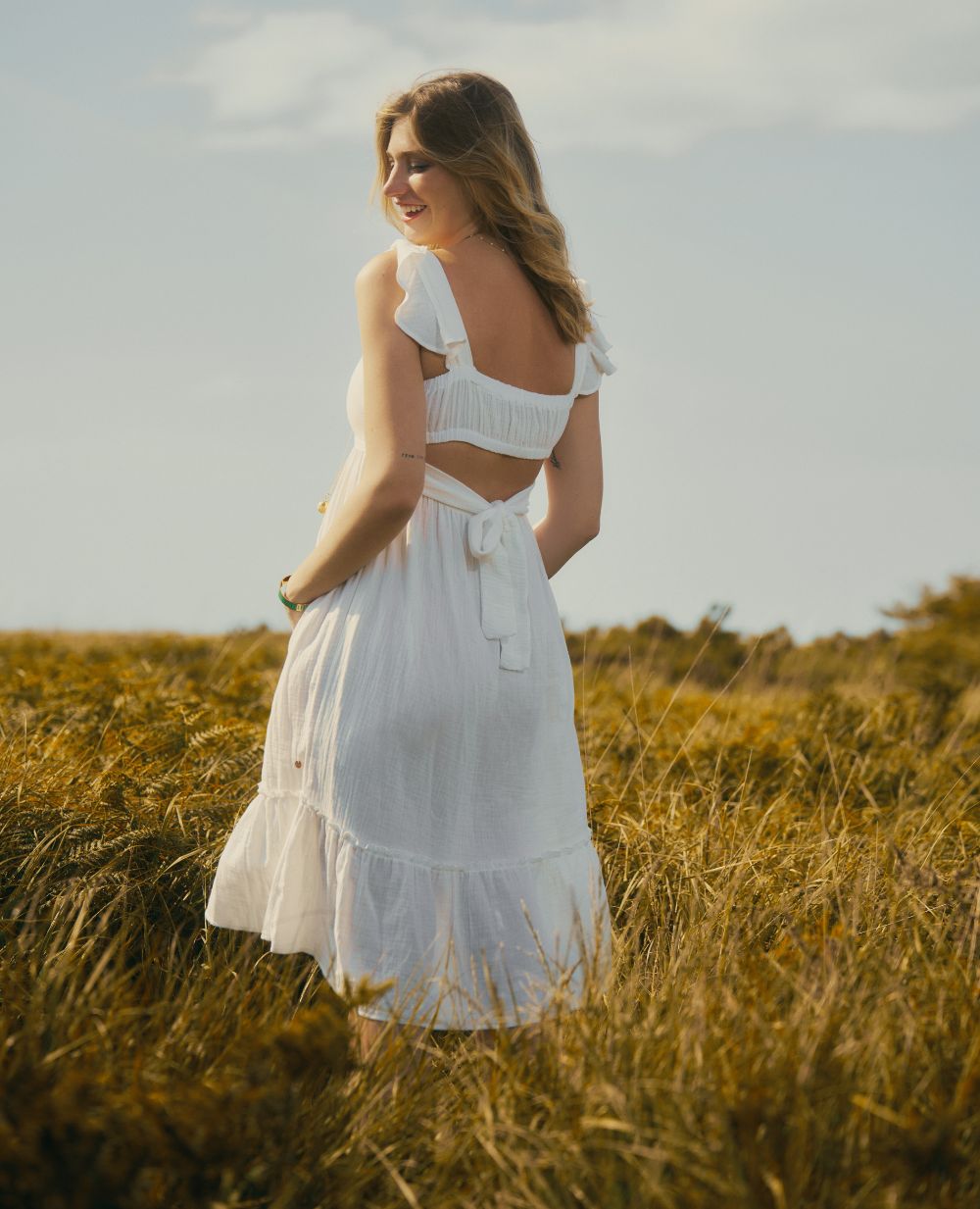 cache-c-ur-melody-robe-de-grossesse-et-d-allaitement-blanc image 7
