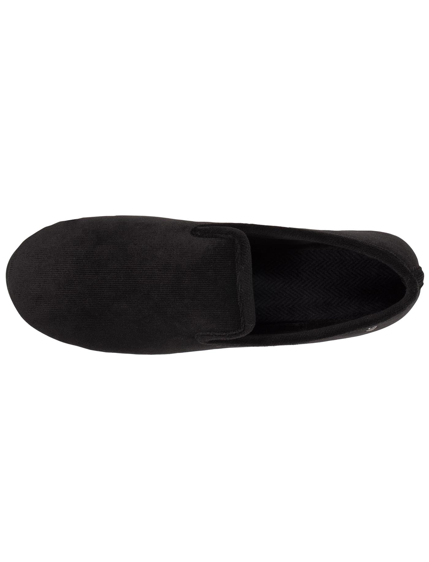isotoner-chaussons-charentaises-homme-velours-noir-everywear image 7