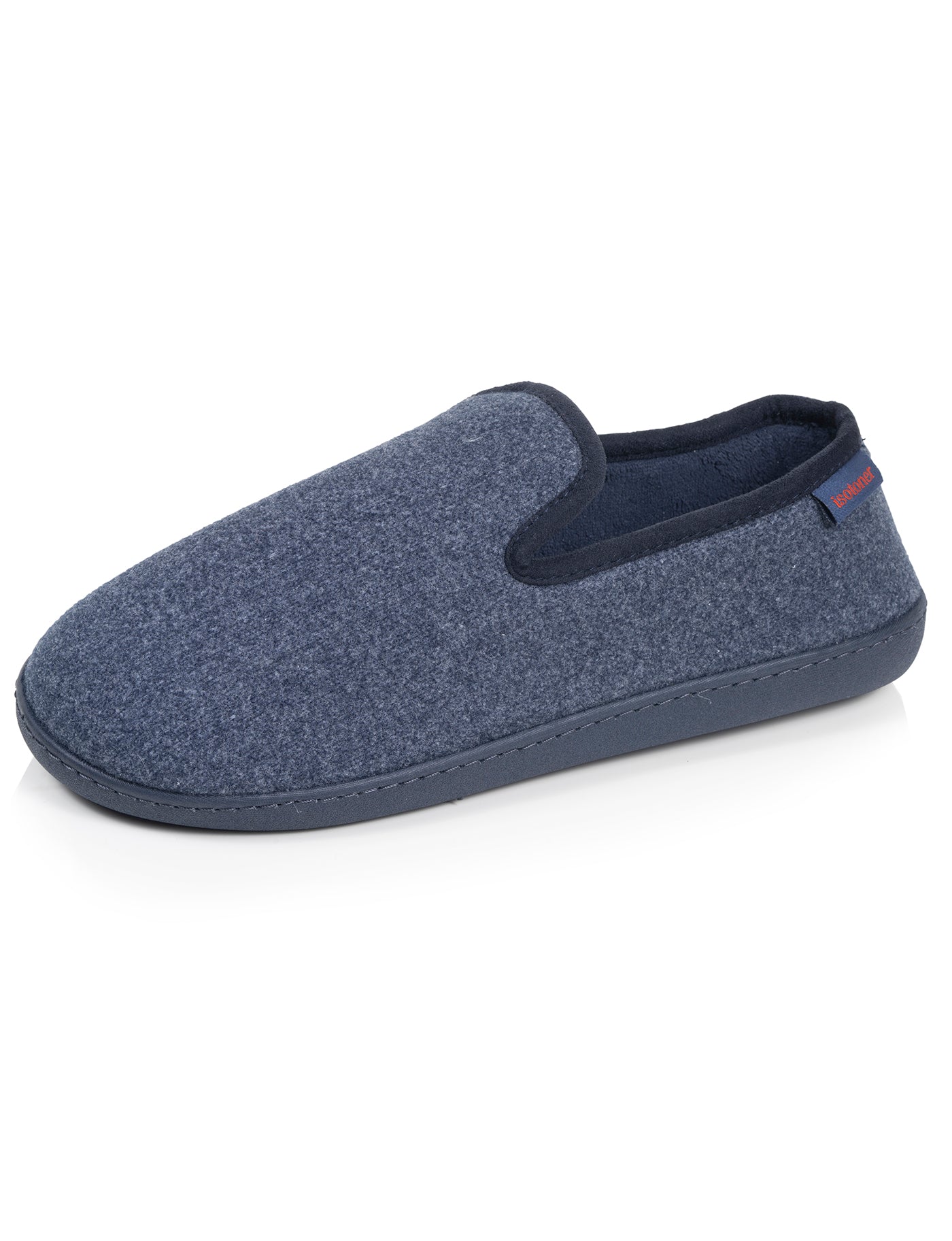 isotoner-chaussons-charentaises-homme-marine-clair image 6