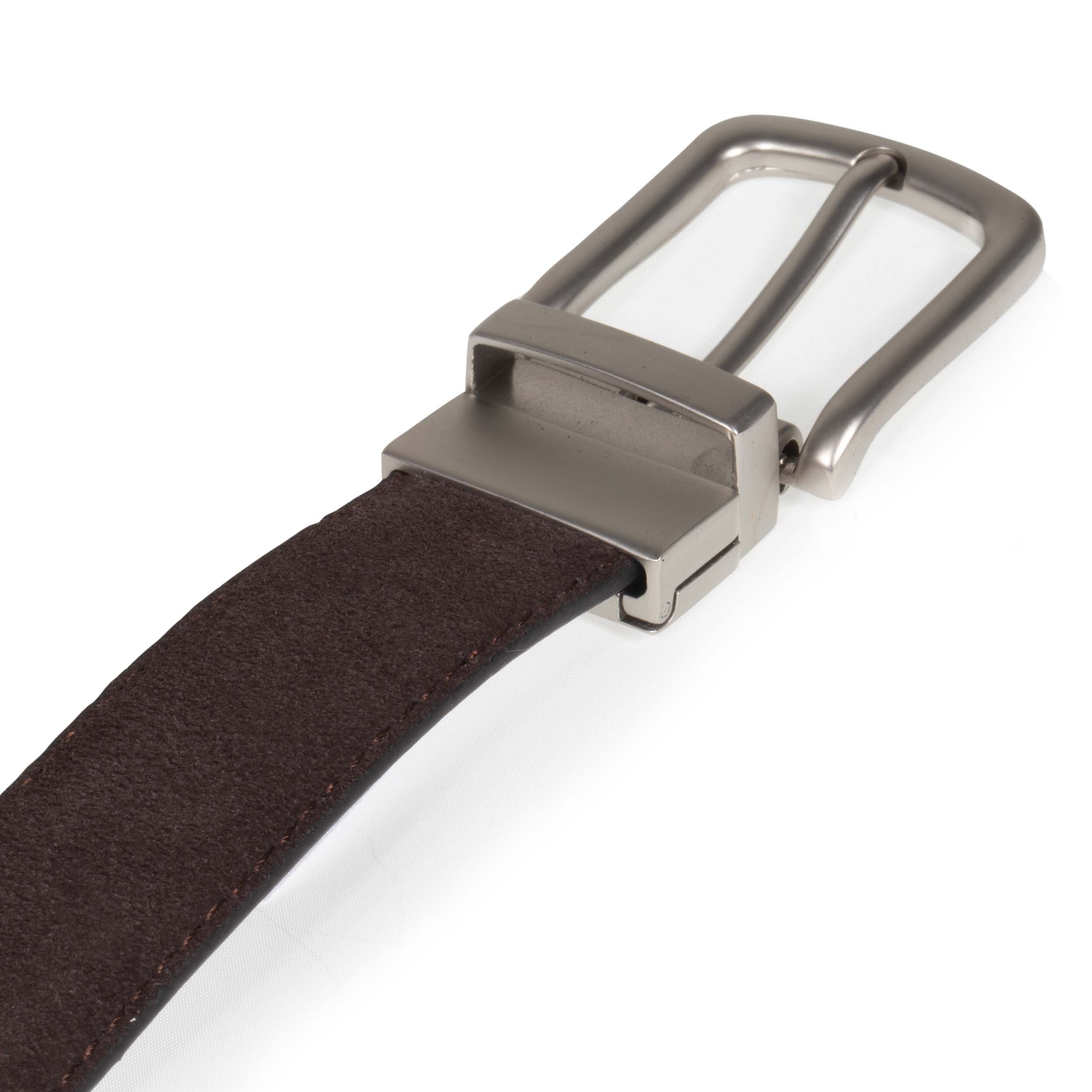 isotoner-ceinture-homme-2-en-1-noir-marron-3-cm image 3