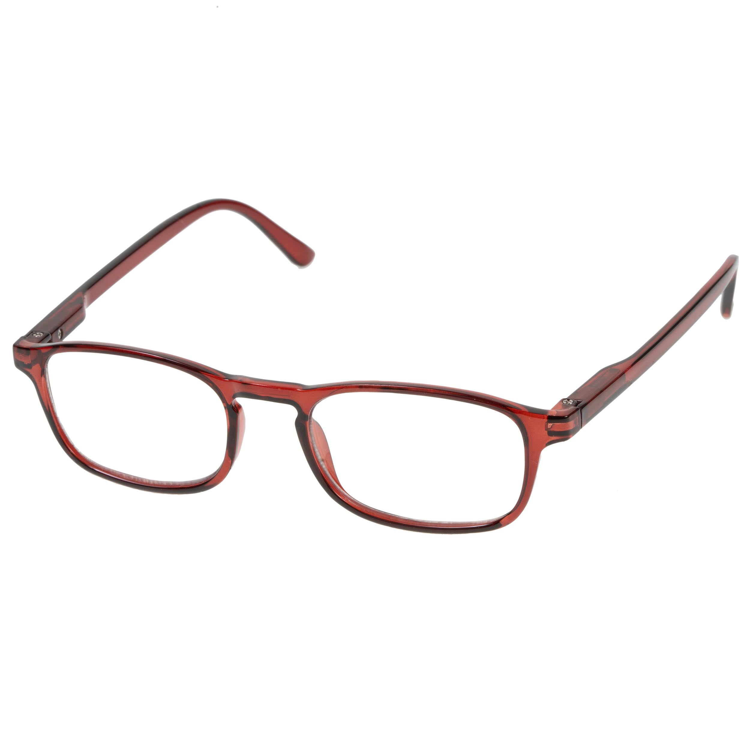 isotoner-loupes-de-lecture-mixtes-bordeaux-clair-branches-flexibles image 2