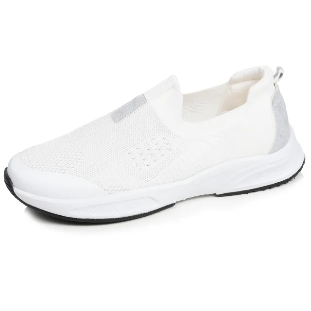 isotoner-baskets-femme-slip-on-sport-blanc-confort-everywear image 1