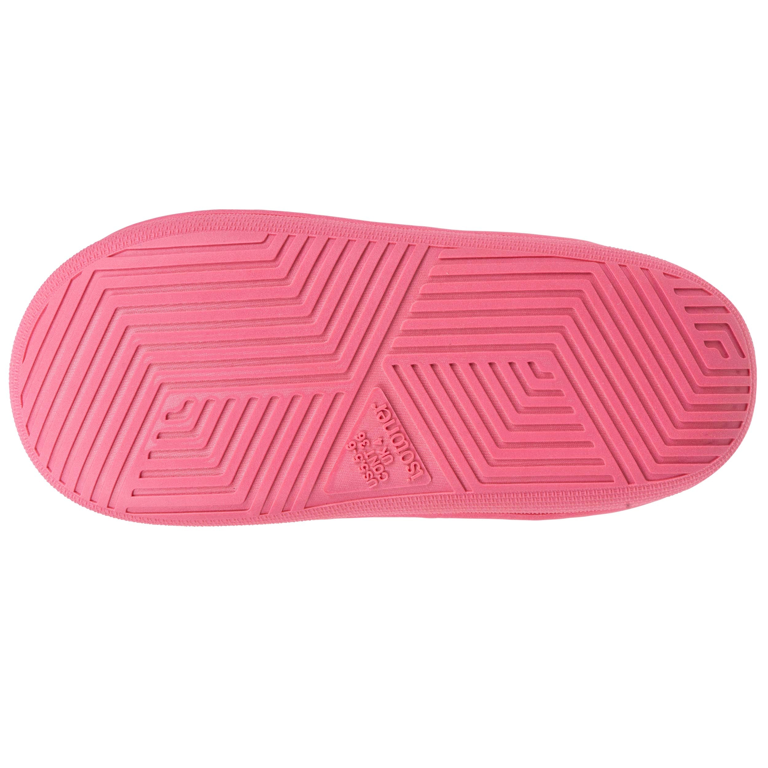 isotoner-chaussons-mules-junior-bloup-fille-ivoire-fraises image 4