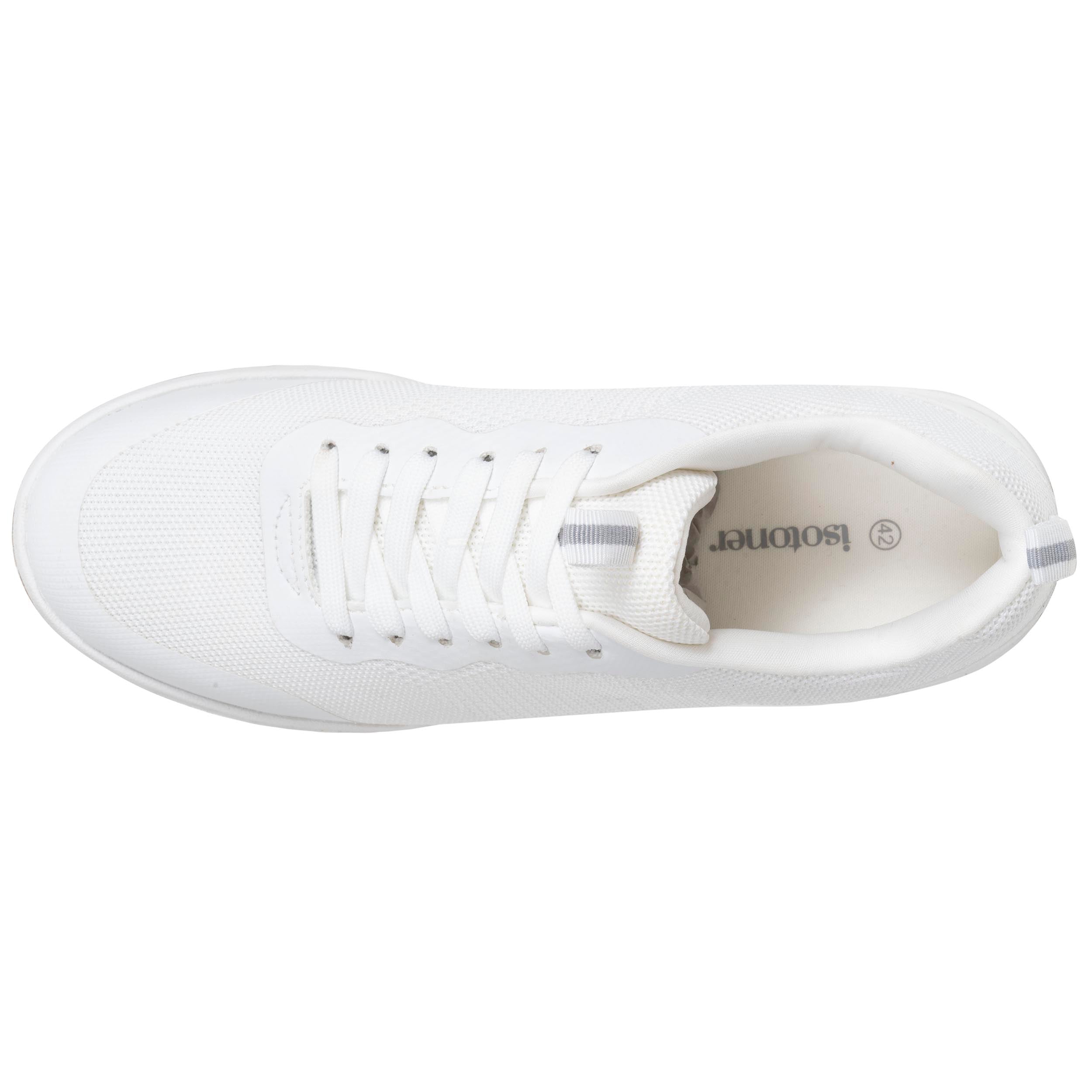 isotoner-baskets-homme-lacets-blanc image 3
