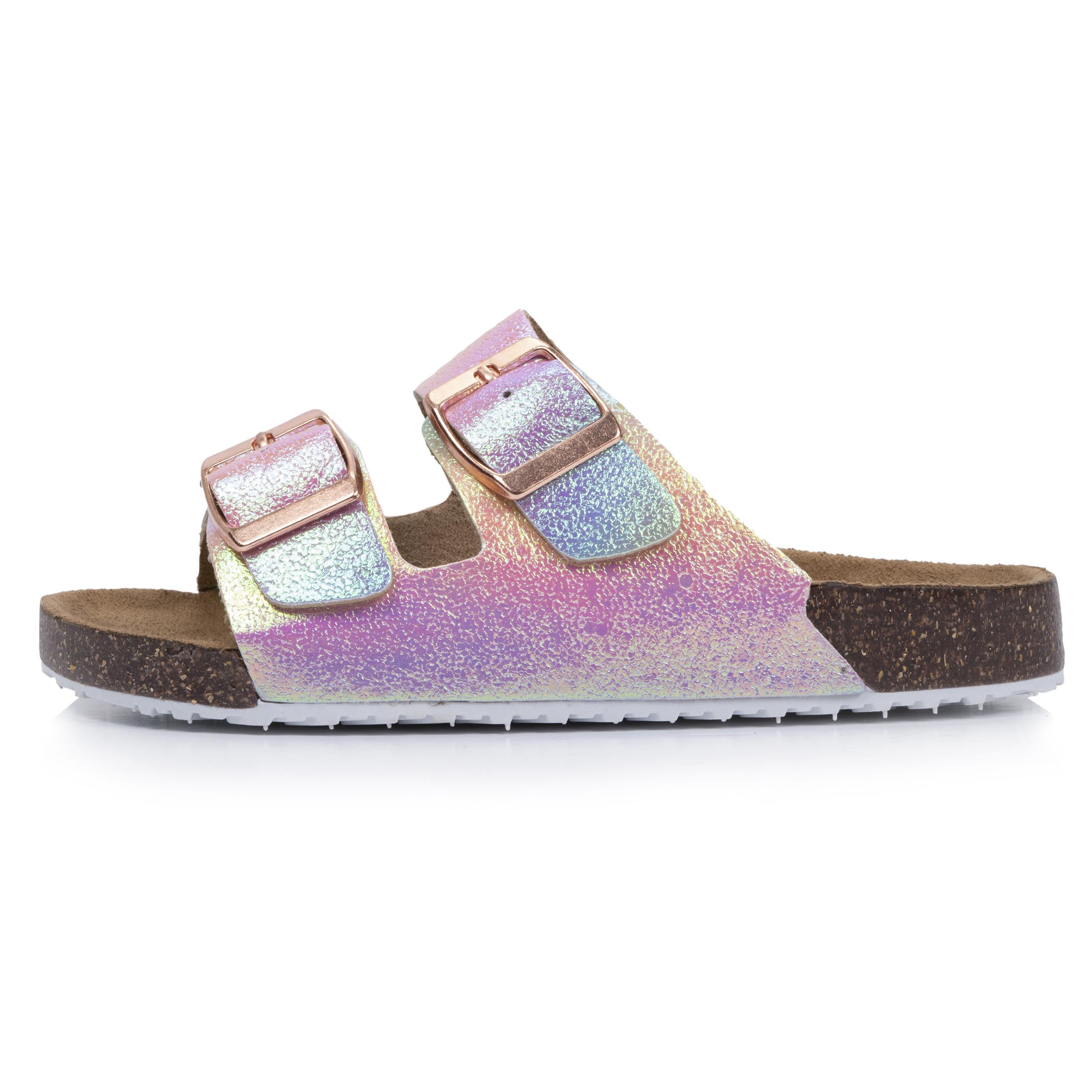 isotoner-mules-sandales-enfant-double-bride-multico image 3
