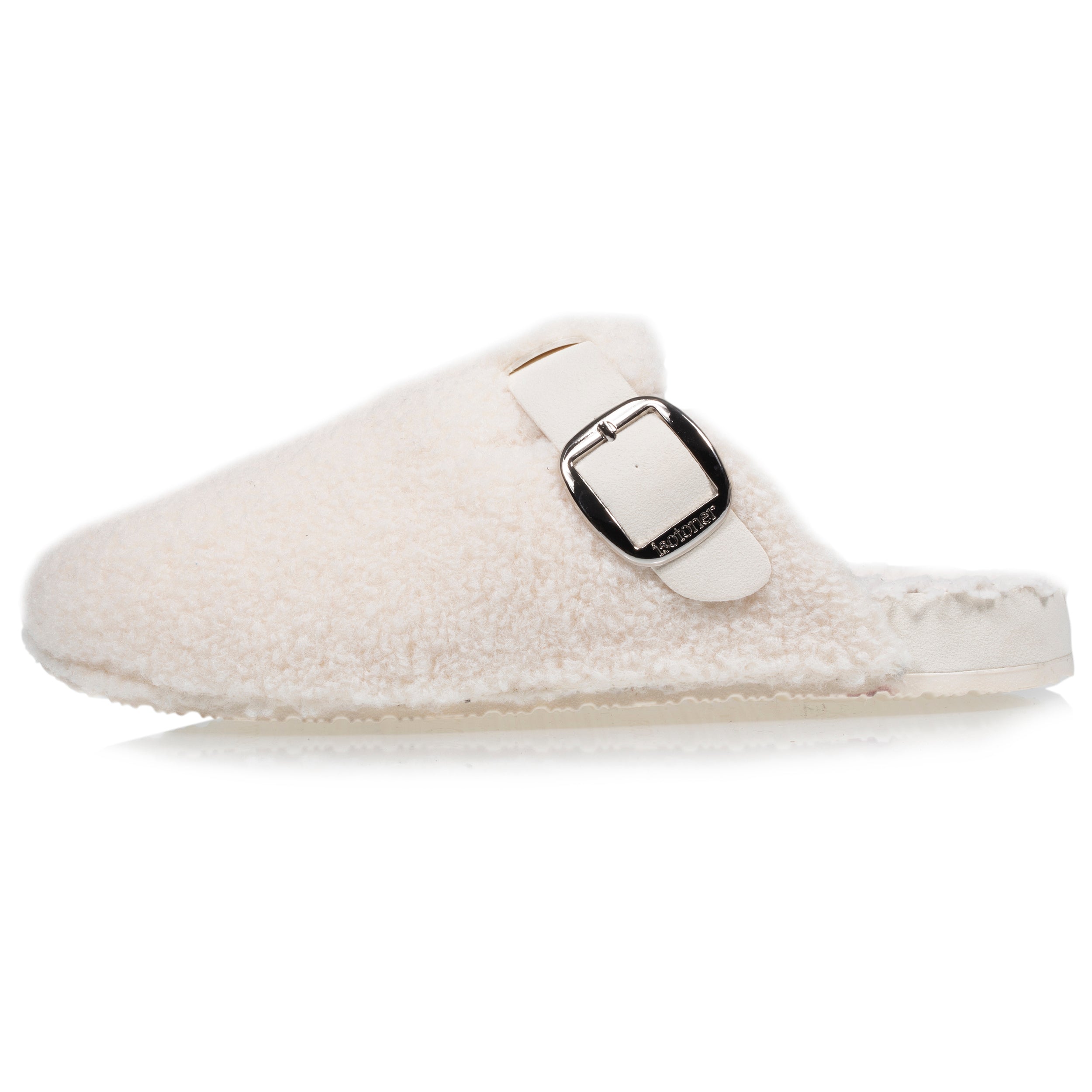 isotoner-chaussons-mules-femme-sherpa-ivoire-everywear image 5
