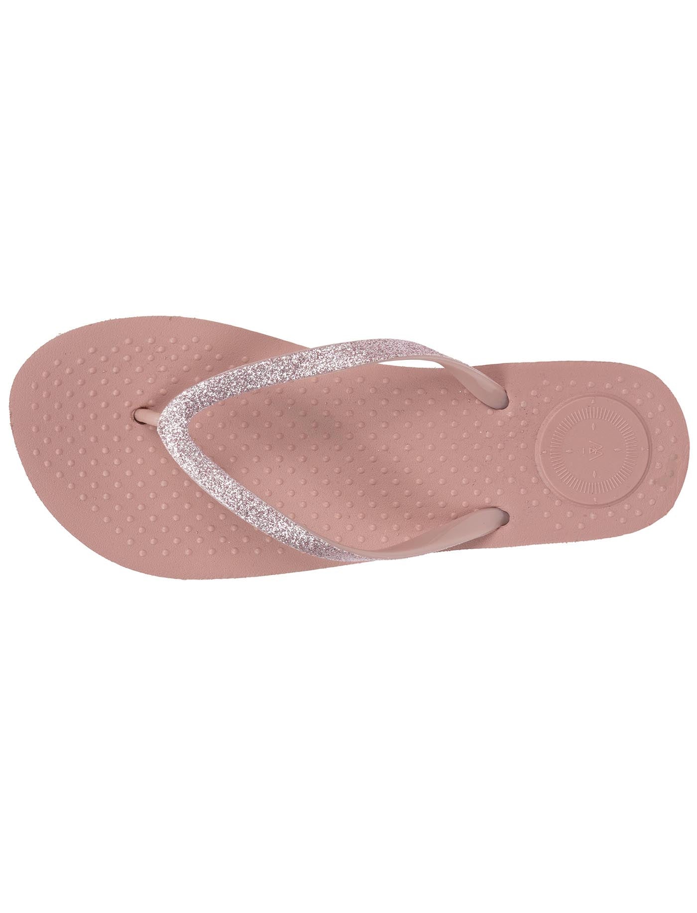 isotoner-tongs-femme-everywear-tige-paillettes-rose image 7
