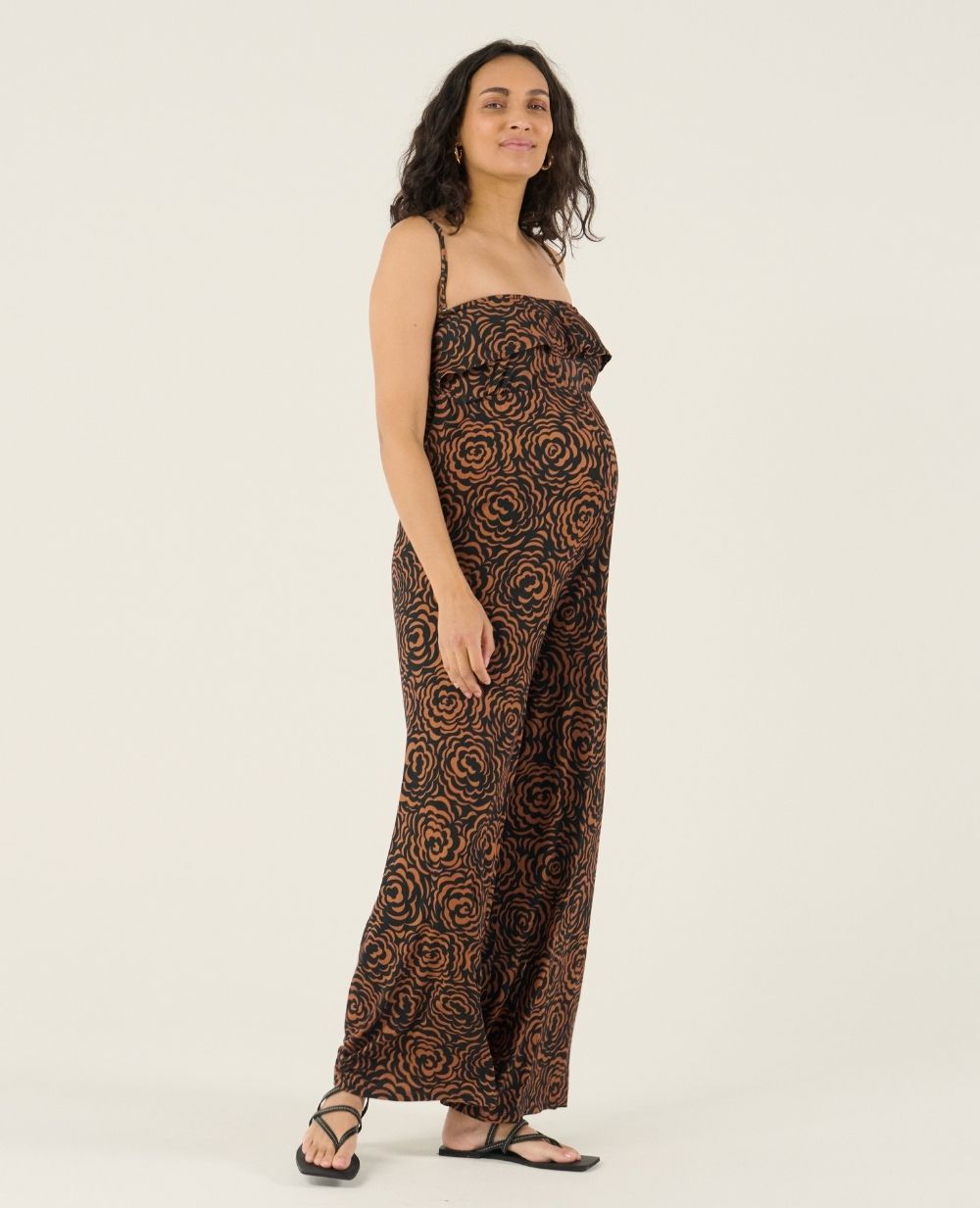 cache-c-ur-irma-combinaison-de-maternit-bustier-marron image 3