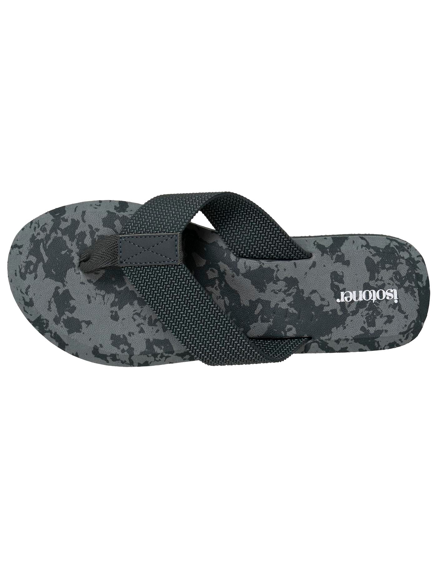 isotoner-tongs-homme-sport-camouflage-kaki-moelleuses image 7