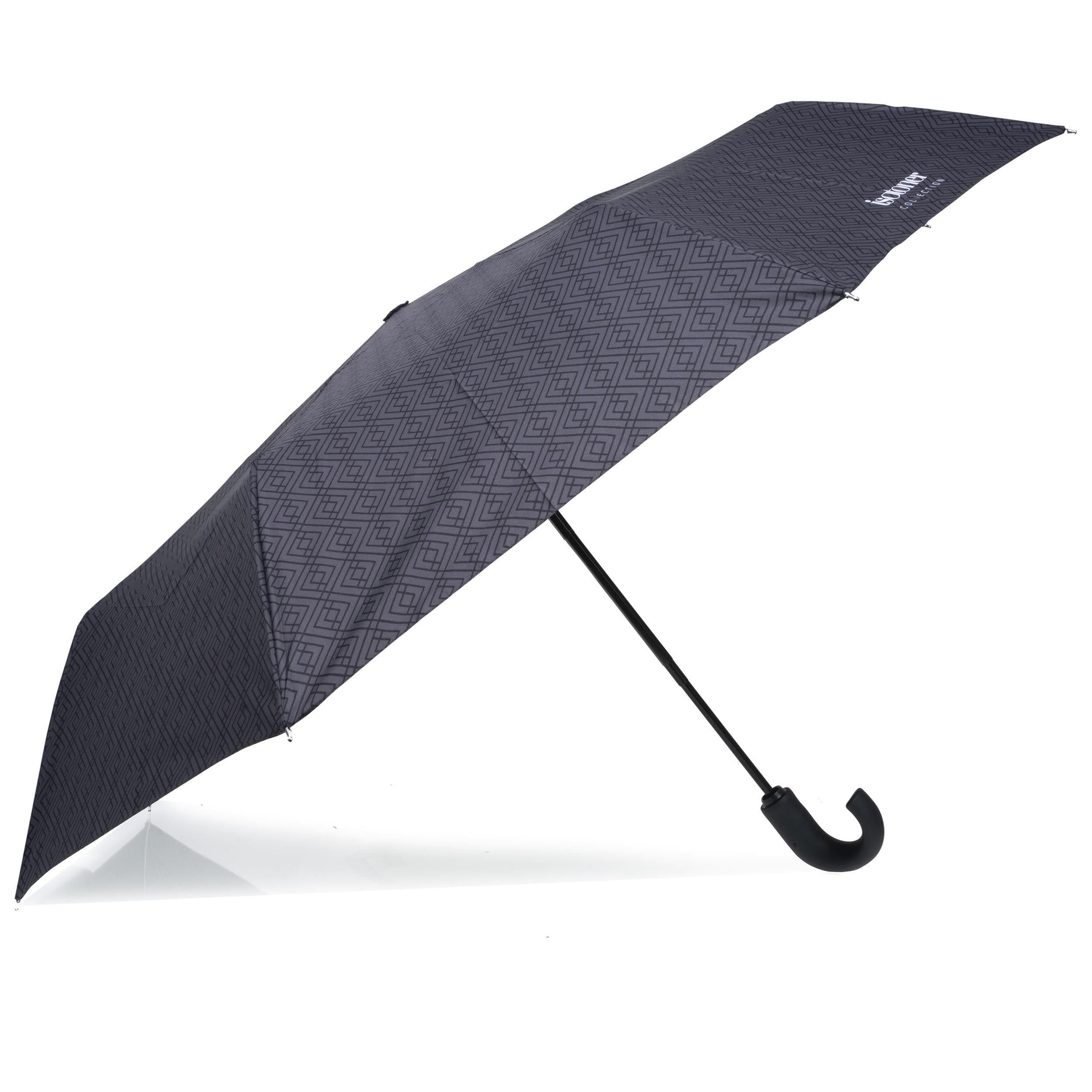 isotoner-parapluie-crook-x-tra-solide-monogramme-homme image 3