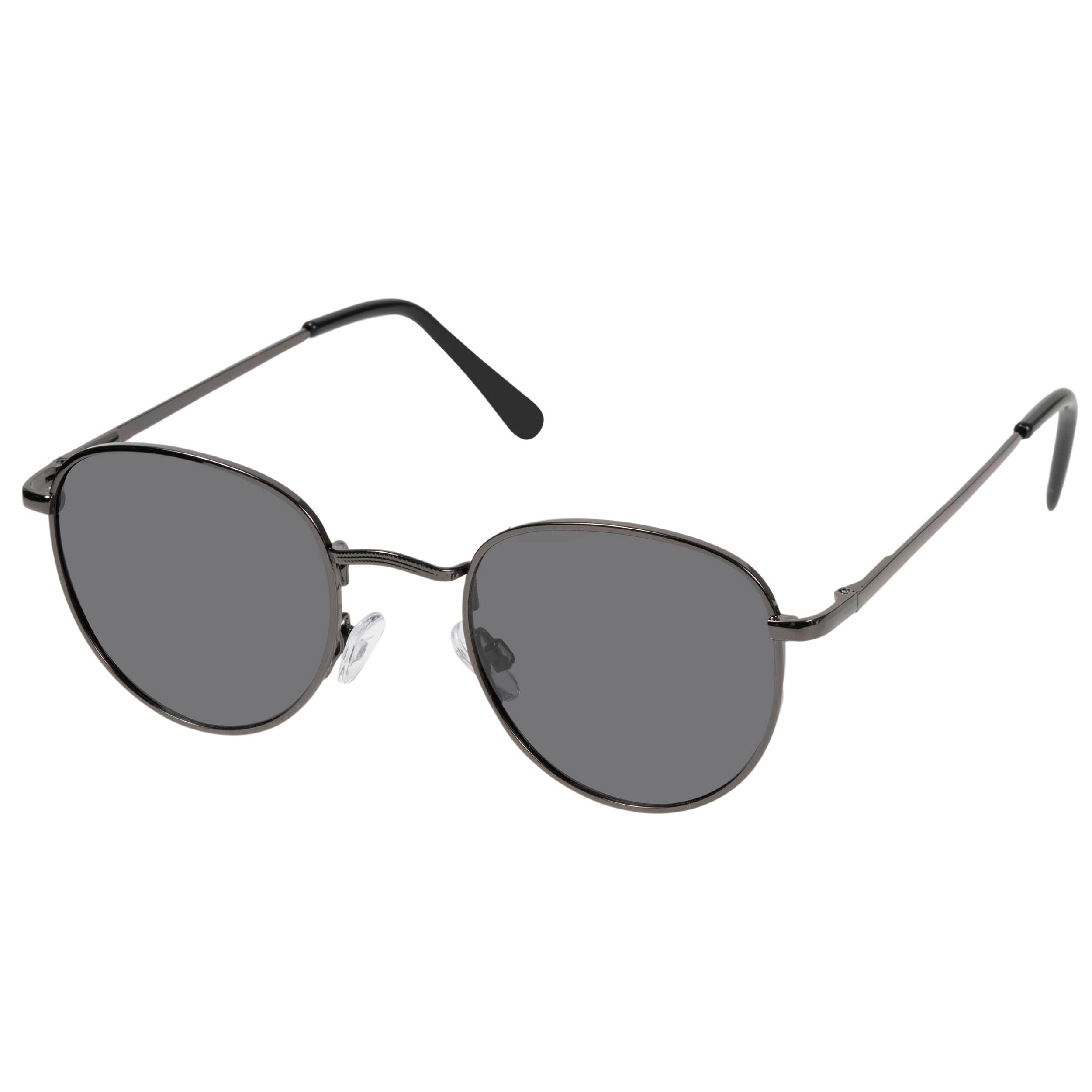 isotoner-lunettes-de-soleil-mixte-ronde-argent image 2