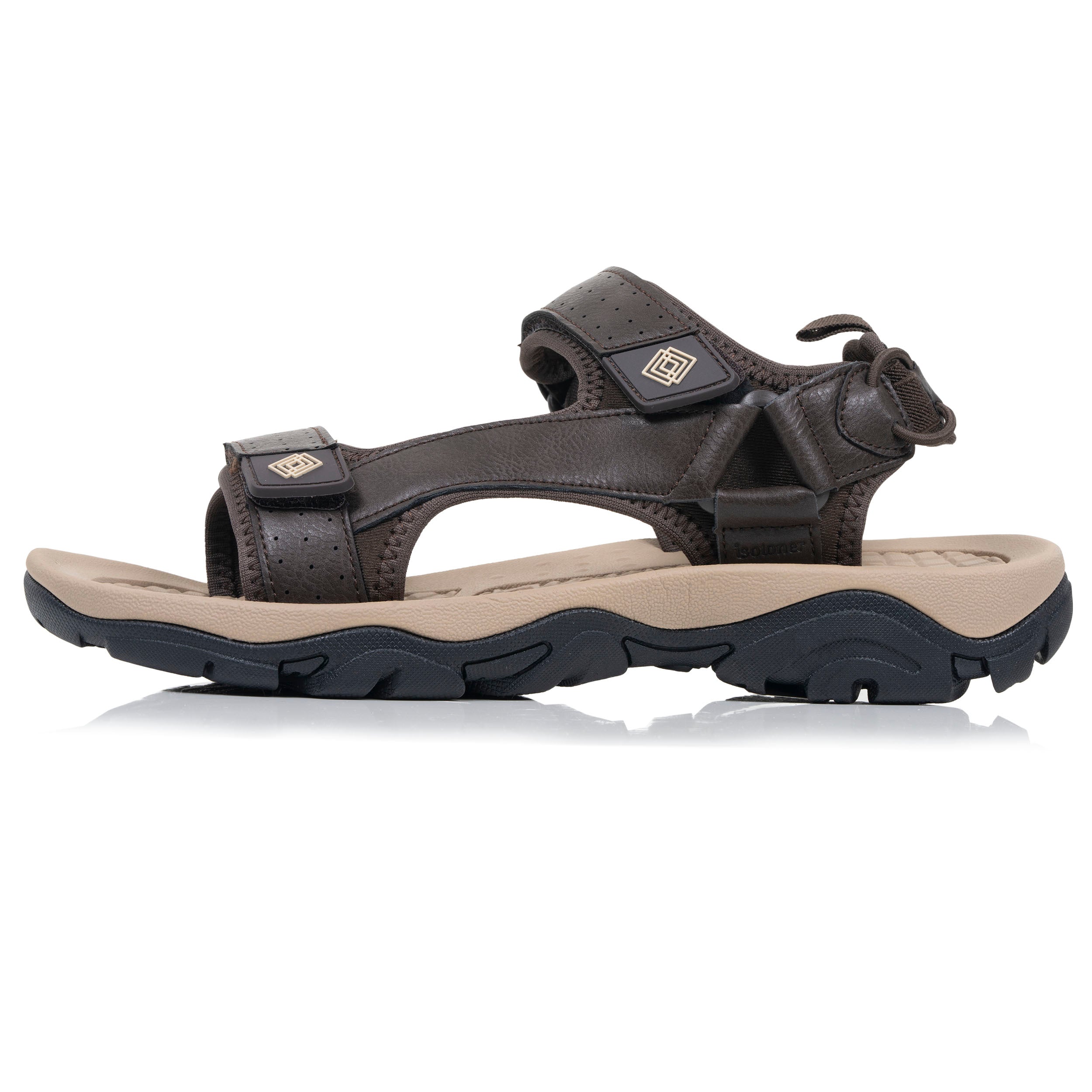 isotoner-sandales-homme-sport-marron-fonc-everywear image 8