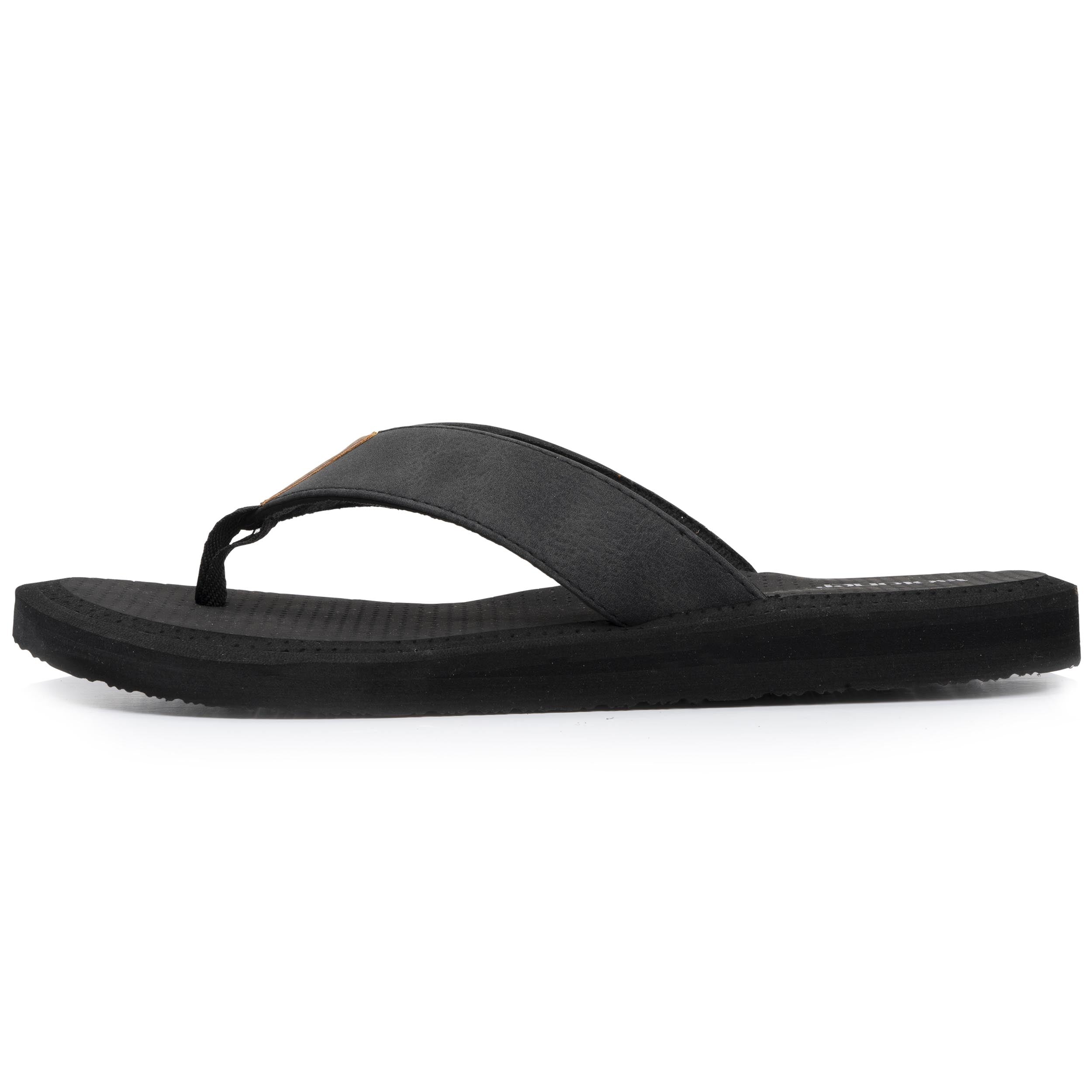 isotoner-tongs-homme-tige-large-sport-noir image 3