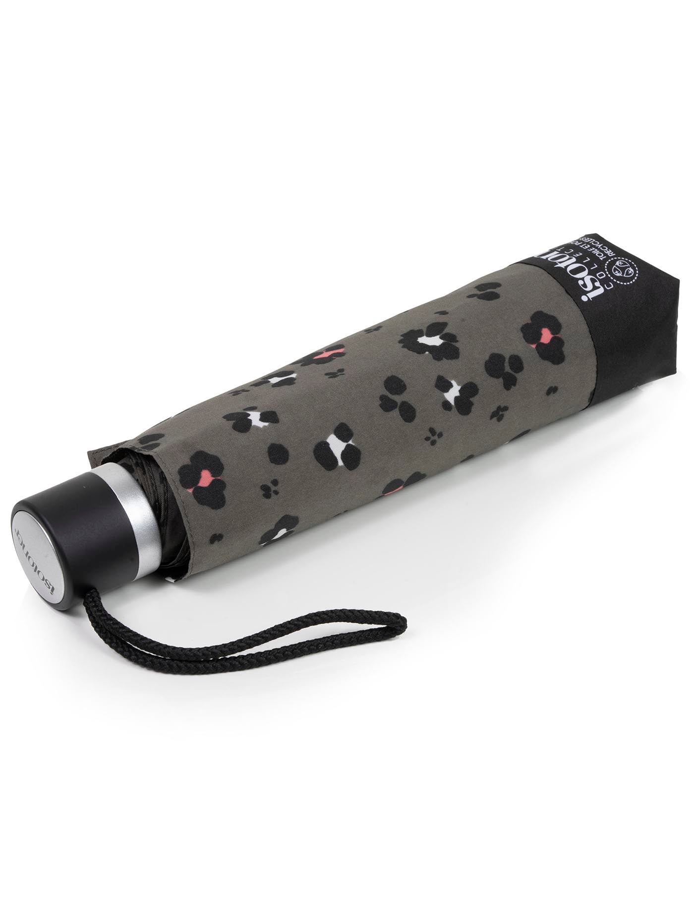 isotoner-parapluie-petit-prix-l-opard-kaki image 6
