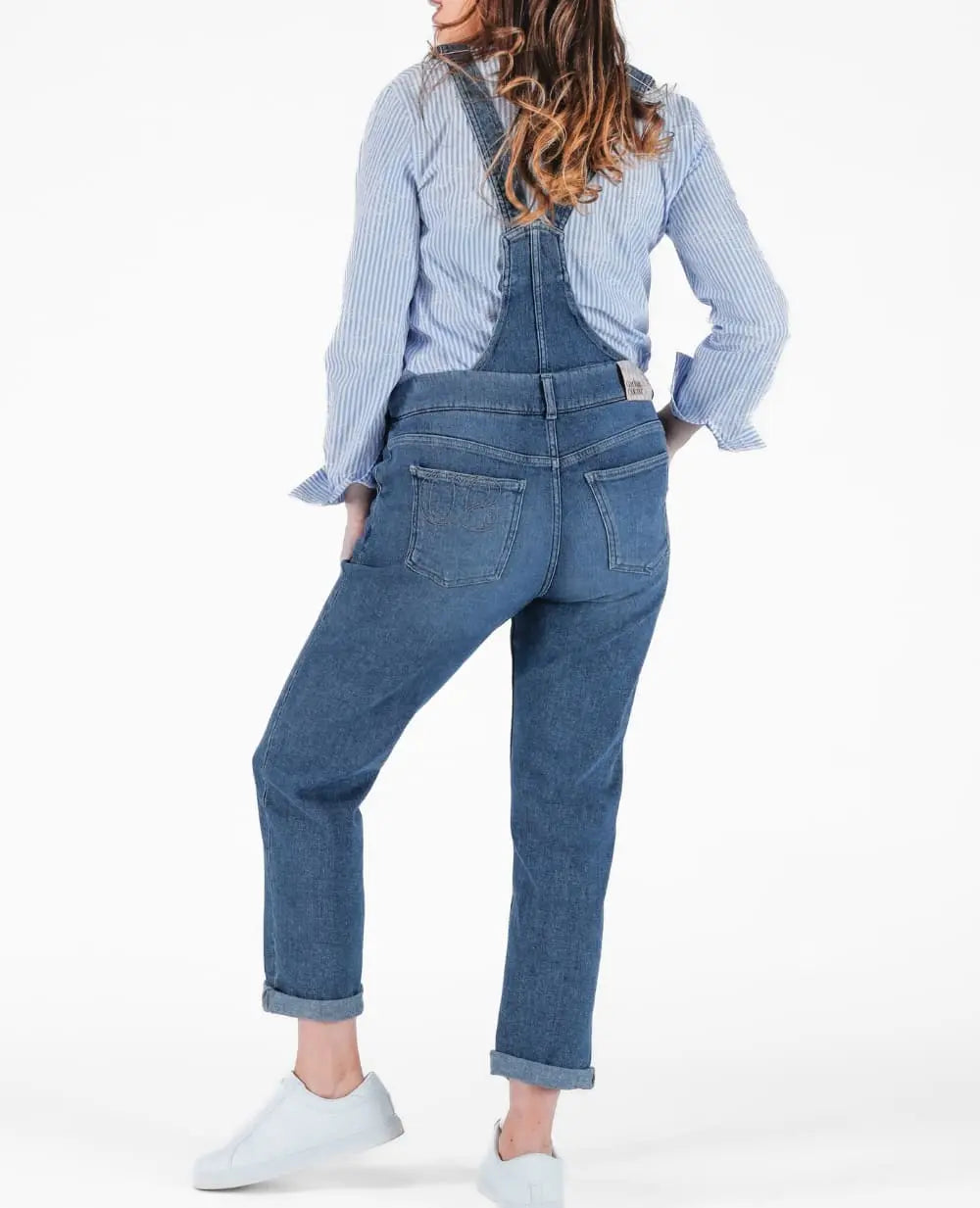 cache-c-ur-salopette-2-en-1-carrie-jean-grossesse-mid-blue-used image 2