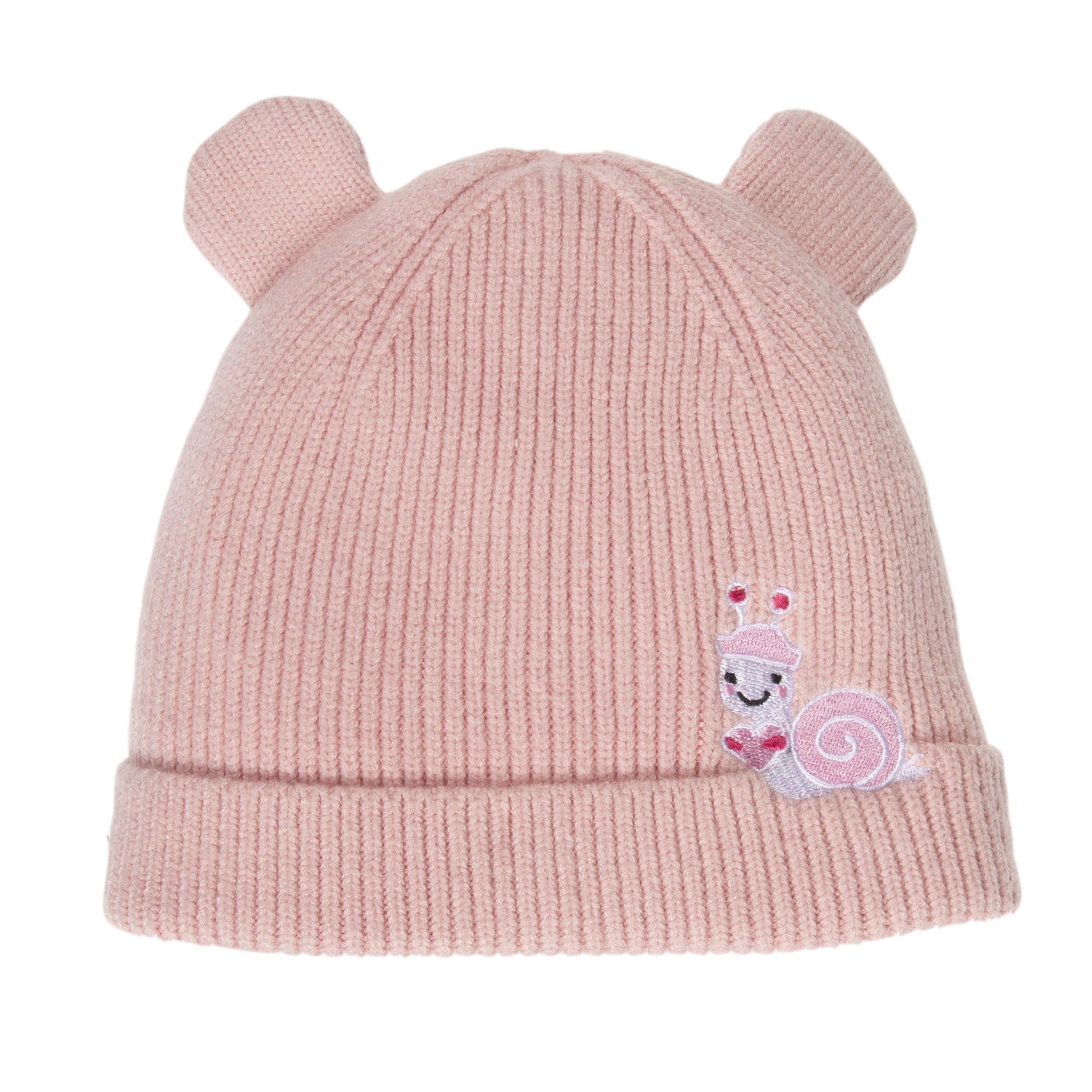 isotoner-bonnet-enfant-2-4-ans-oreilles-escargot-rose image 3