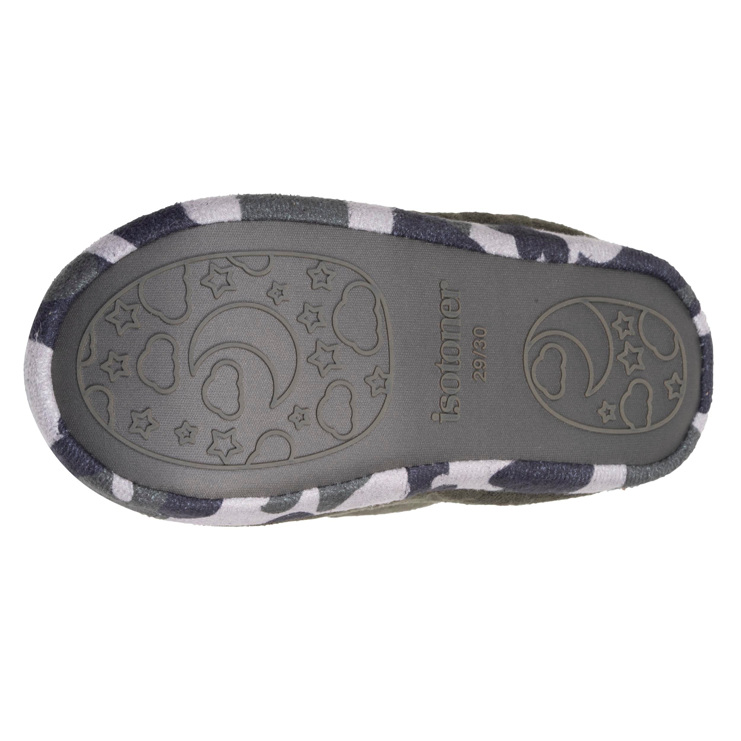 isotoner-chaussons-bottillons-enfant-su-dine-kaki image 4