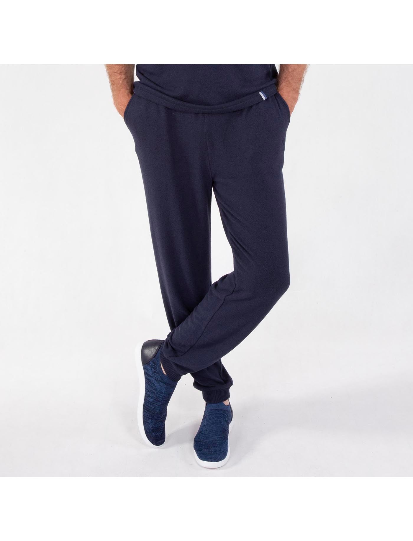 isotoner-pantalon-jogger-homme-marine-ecovero image 6