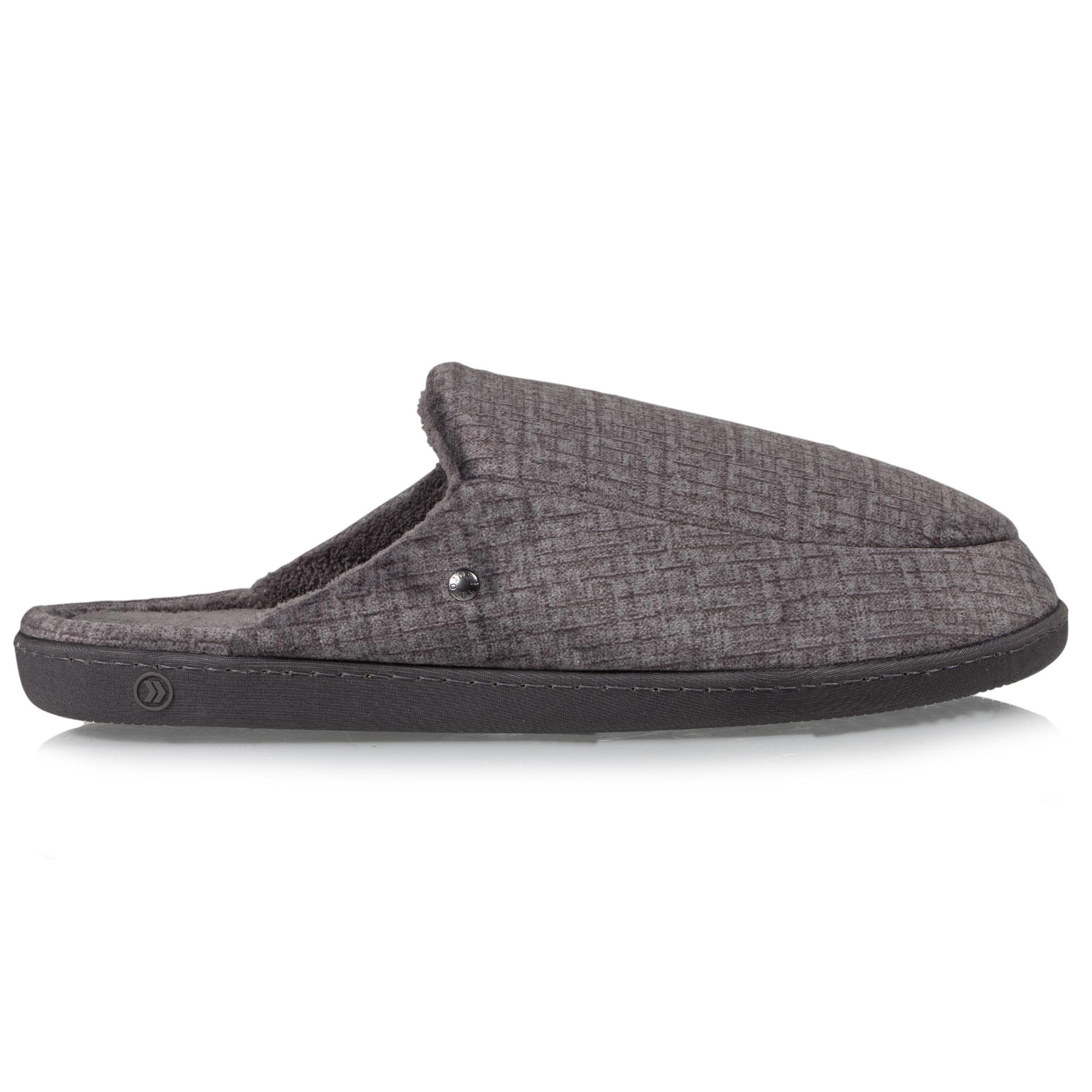 isotoner-chaussons-mules-homme-gris-premium image 8