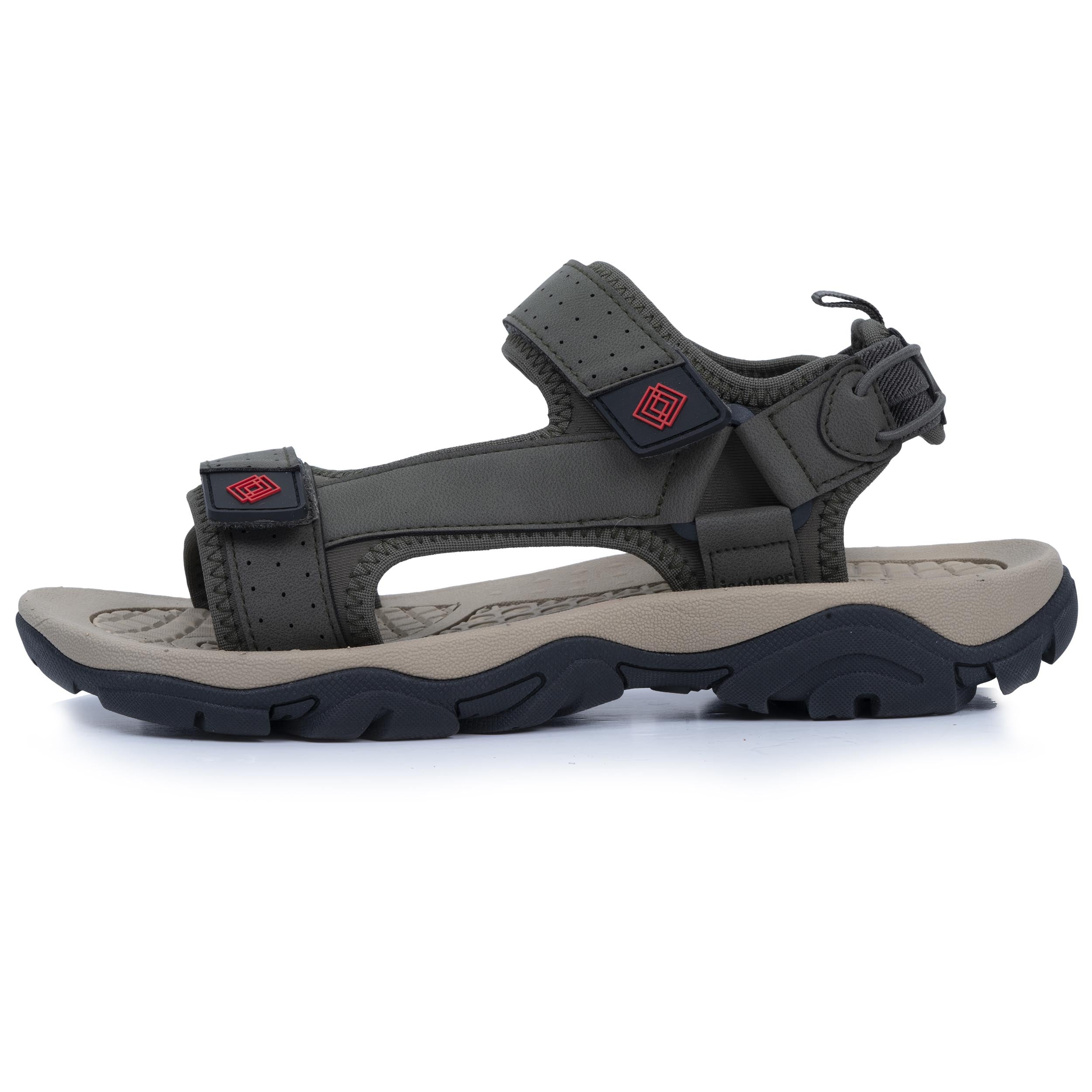 isotoner-sandales-homme-sport-kaki-everywear image 4