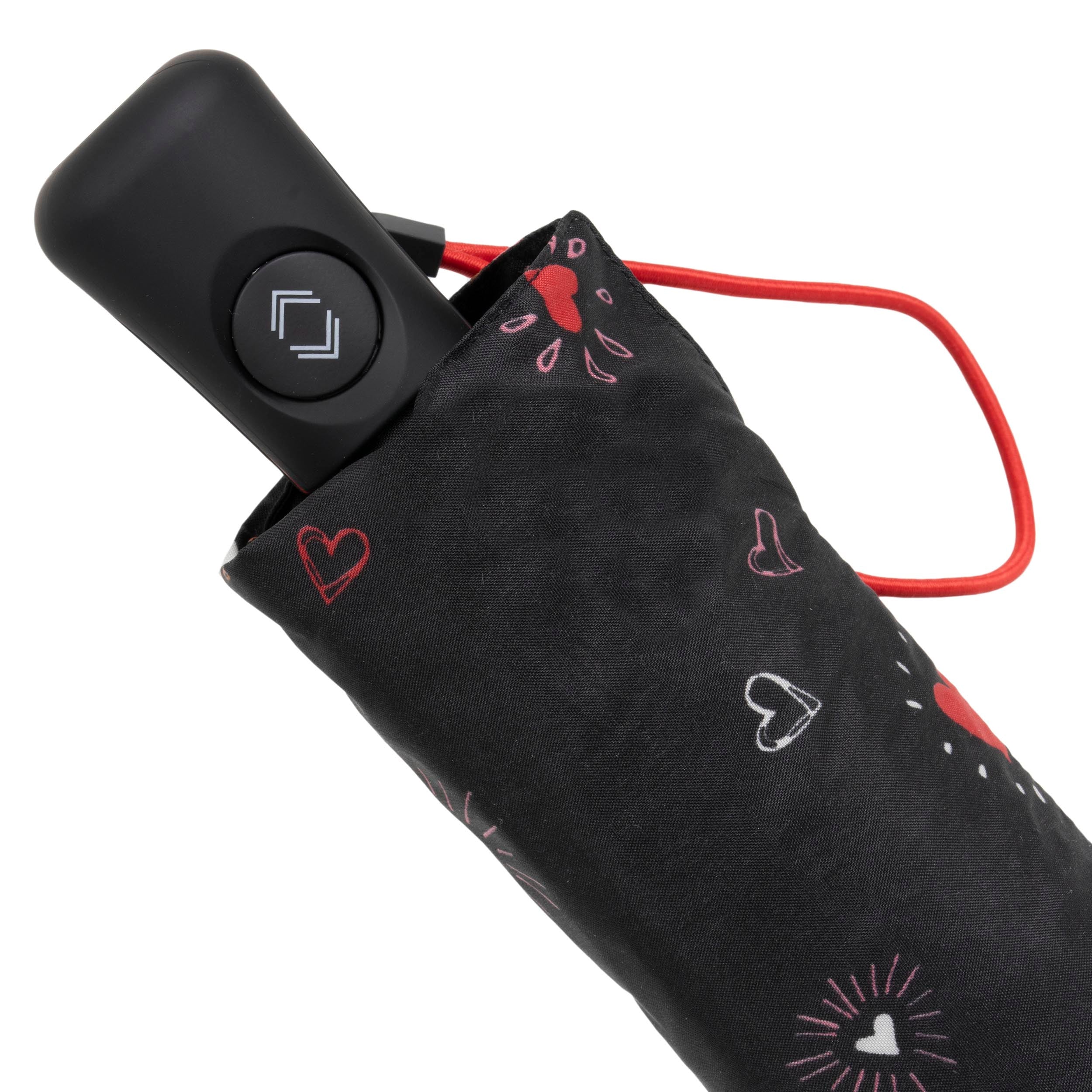 isotoner-parapluie-mini-auto-c-ur-rouge-ultra-d-perlant image 5