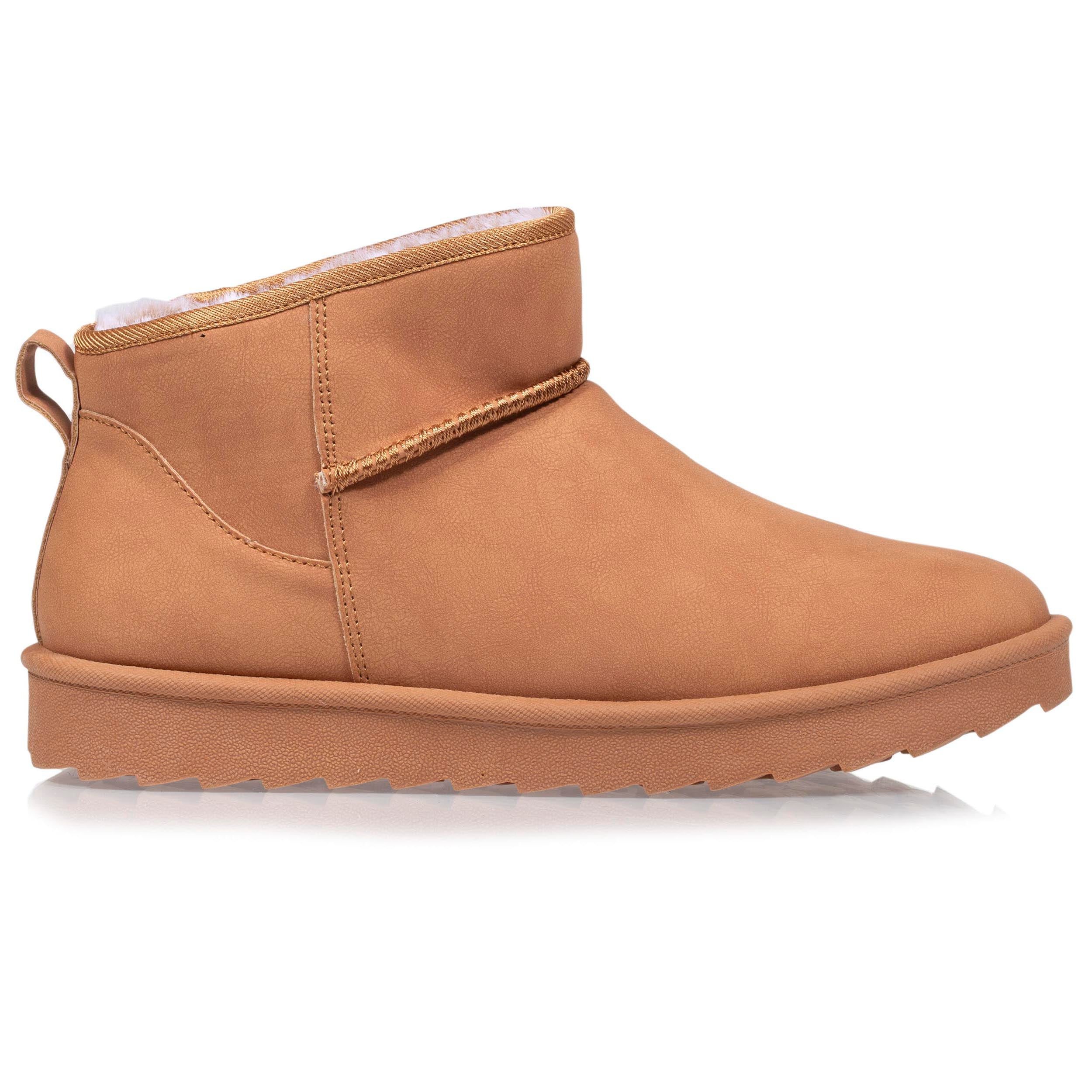 isotoner-bottines-femme-fourrure-camel-m-moire-de-forme image 8