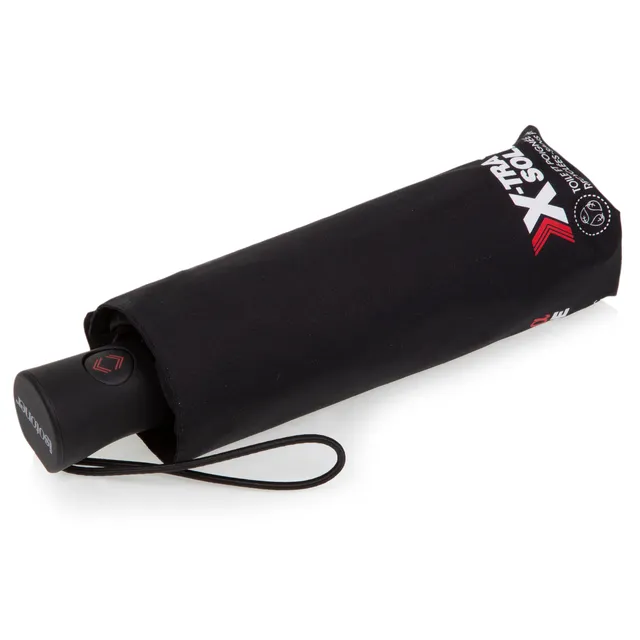 isotoner-parapluie-alpha-x-tra-solide-noir-automatique-anti-vent image 1