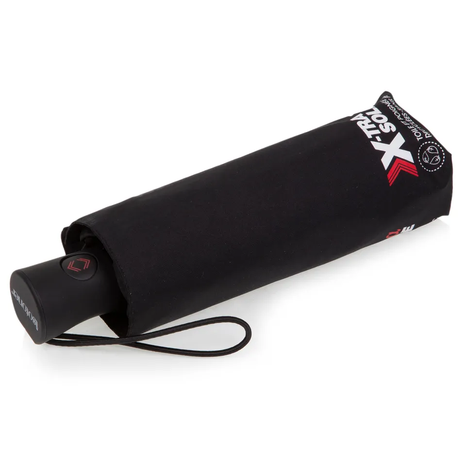 isotoner-parapluie-alpha-x-tra-solide-noir-automatique-anti-vent image 1