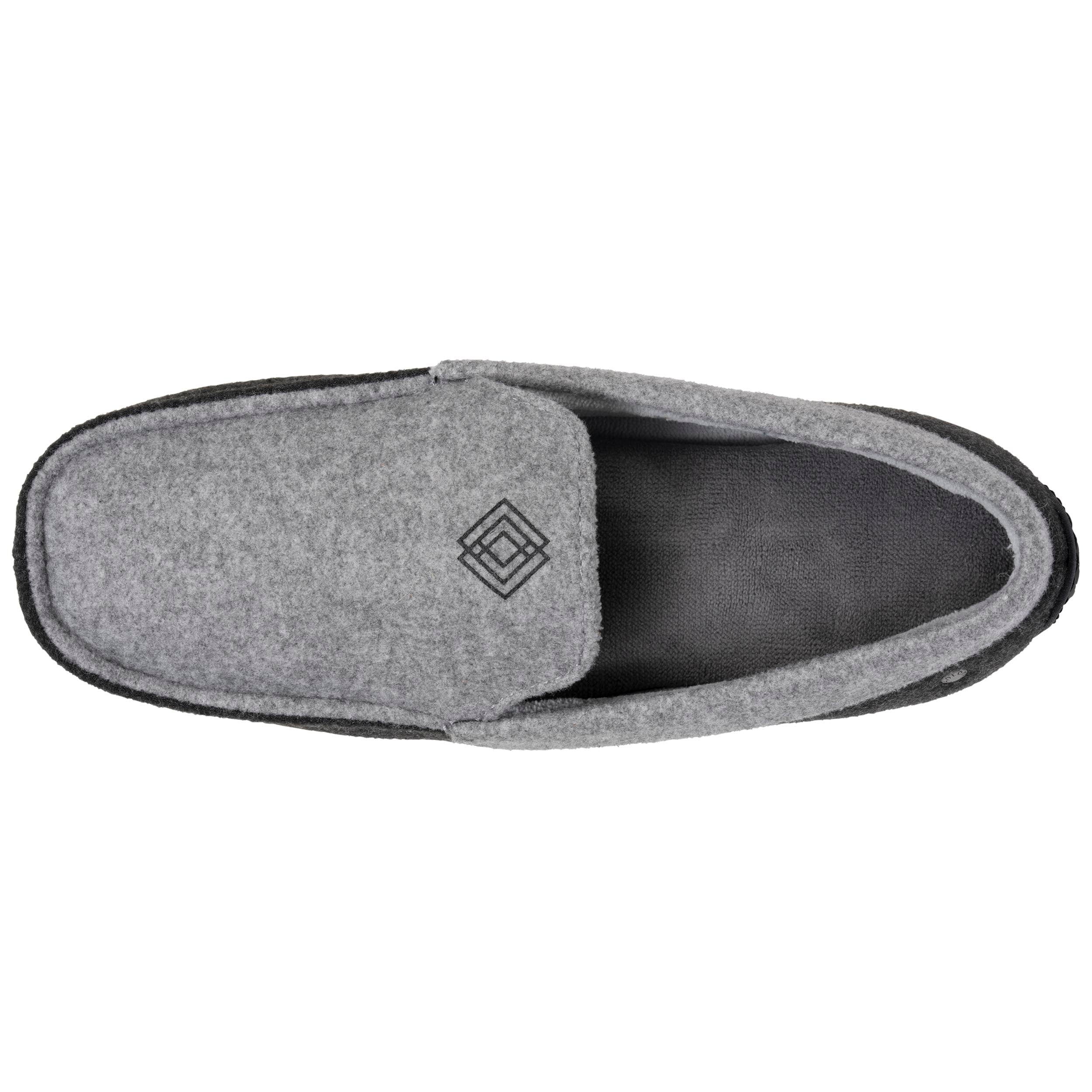 isotoner-chaussons-mocassins-homme-d-grad-gris image 3