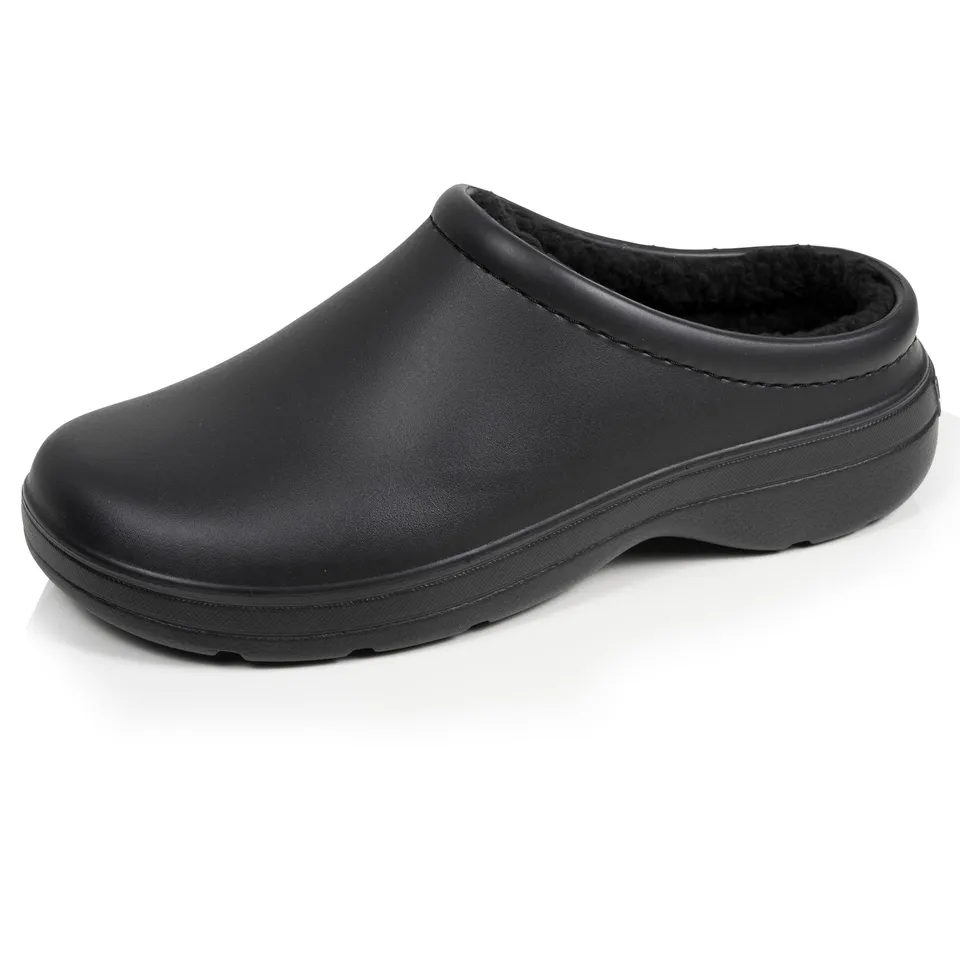 isotoner-sabots-de-jardin-homme-fourr-s-noir image 1