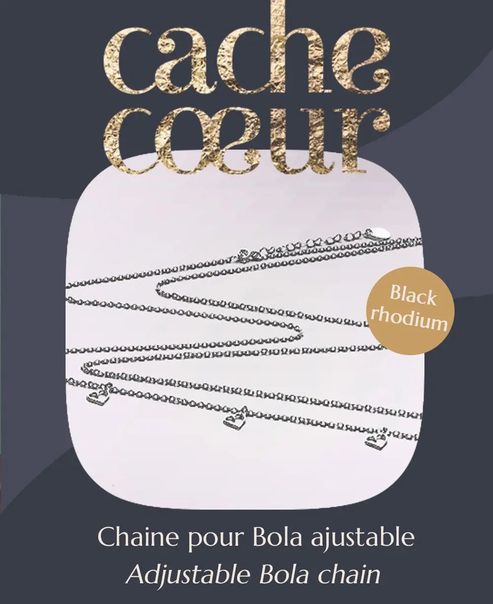 cache-c-ur-cha-ne-pour-bola-de-grossesse-black-rhodium-110-cm image 2