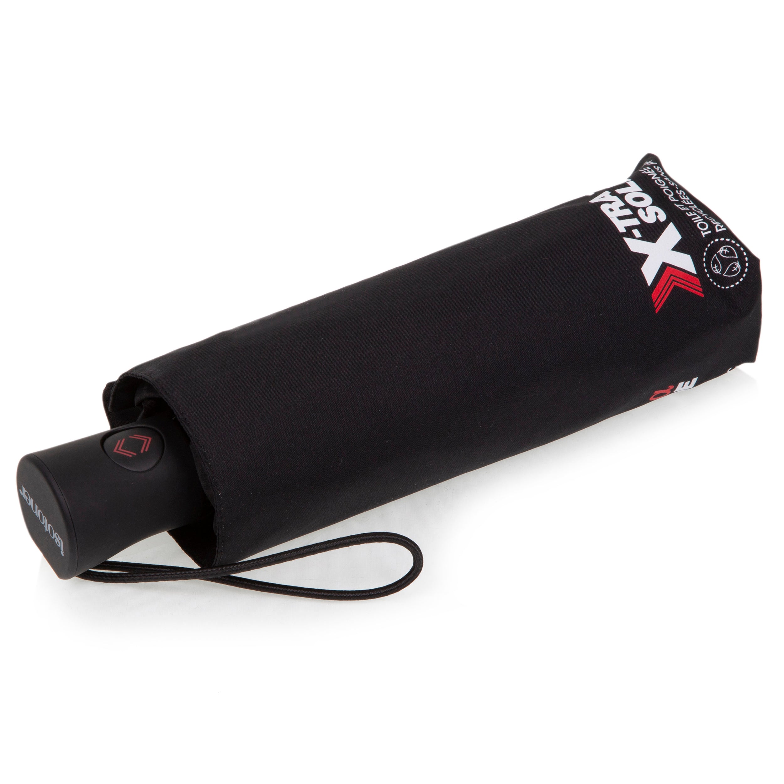 isotoner-parapluie-alpha-x-tra-solide-noir-automatique-anti-vent image 1