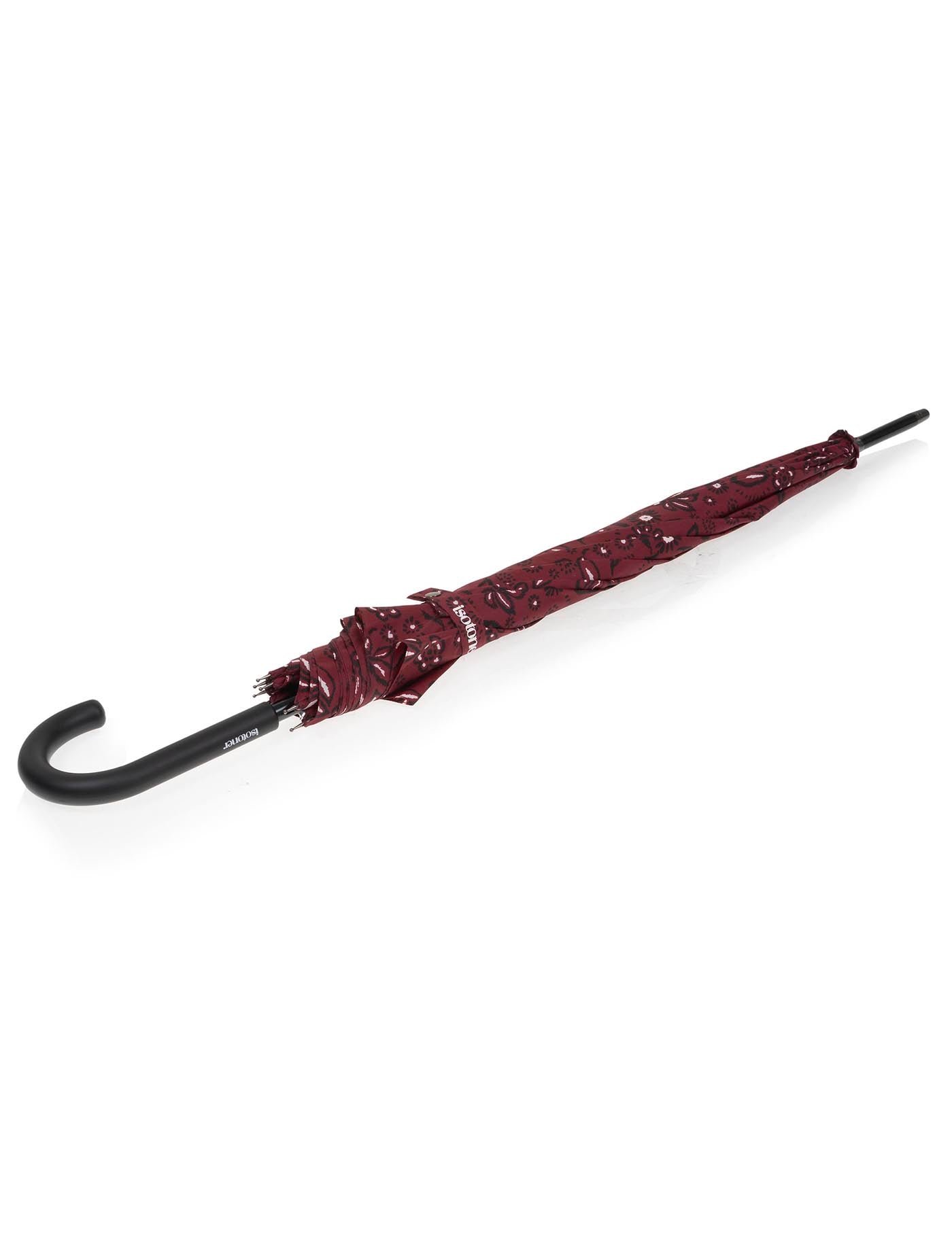 isotoner-parapluie-canne-auto-bandana-bordeaux-90-cm image 7