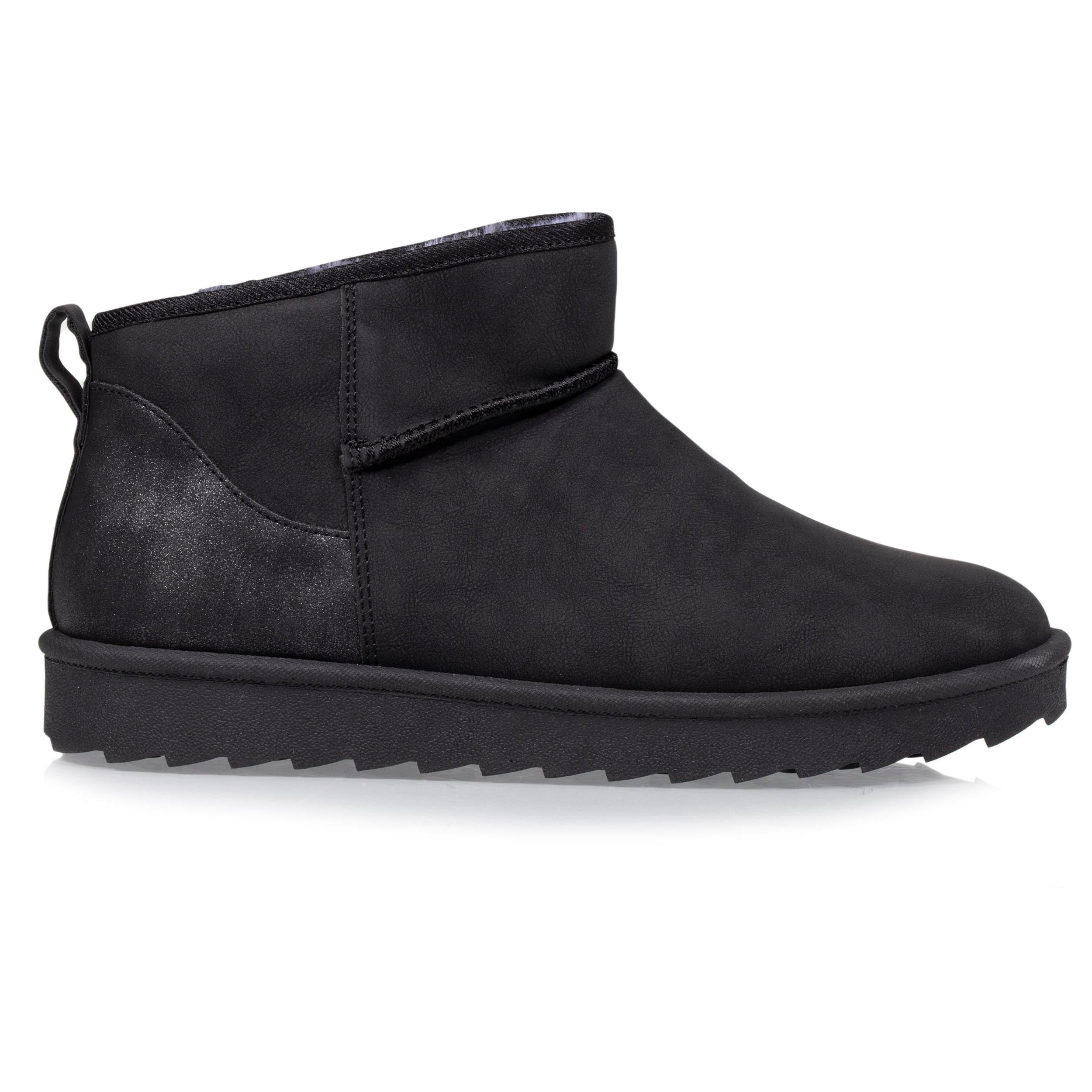 isotoner-bottines-basses-femme-fourr-e-noir image 8