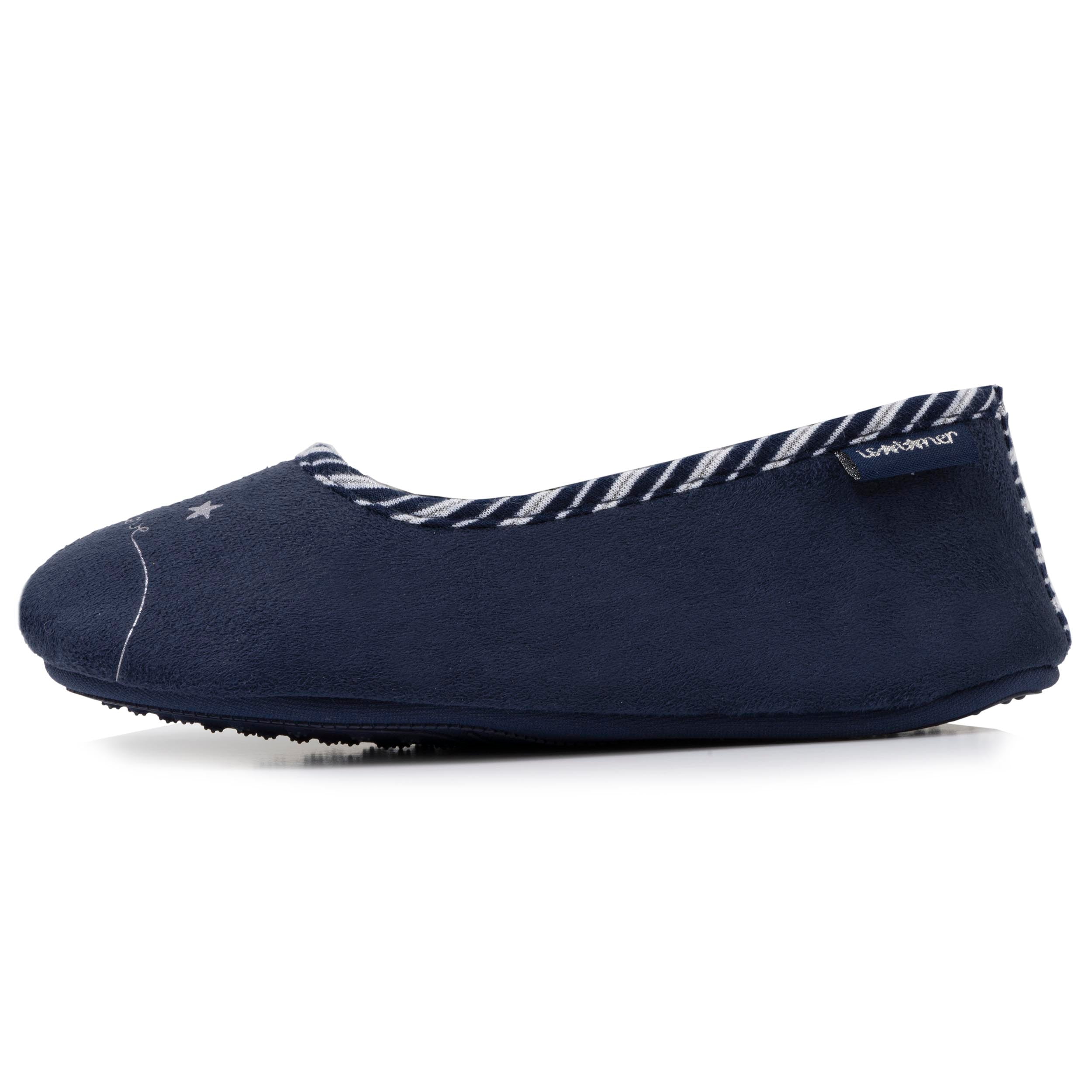 isotoner-chaussons-ballerines-junior-marine-tortue image 3