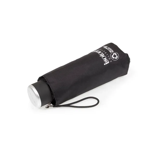 isotoner-parapluie-mini-slim-noir-ouverture-manuelle image 1