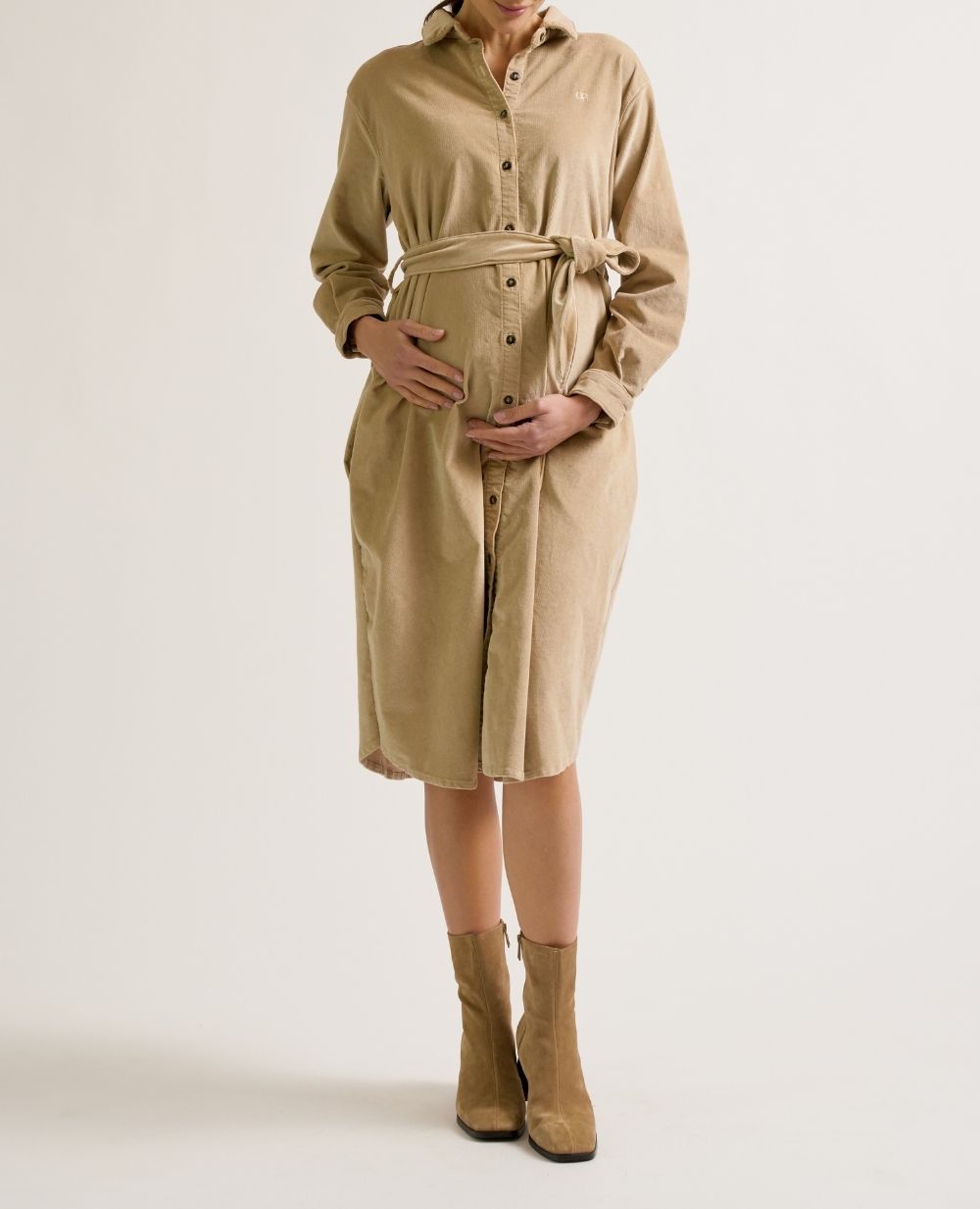 cache-c-ur-robe-de-maternit-jude-noisette-velours-milleraies-allaitement image 4