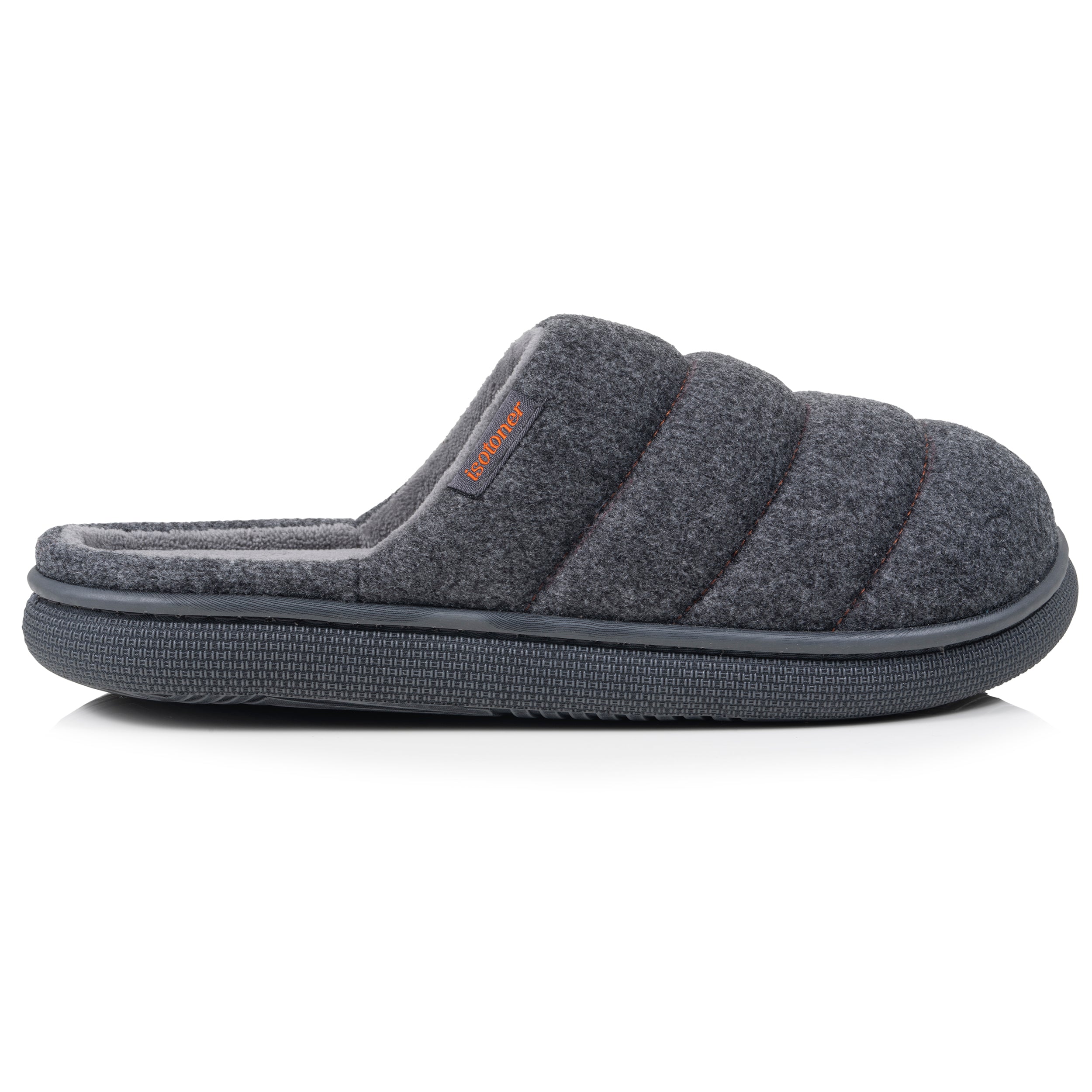 isotoner-chaussons-mules-homme-bloup-chin-gris image 8
